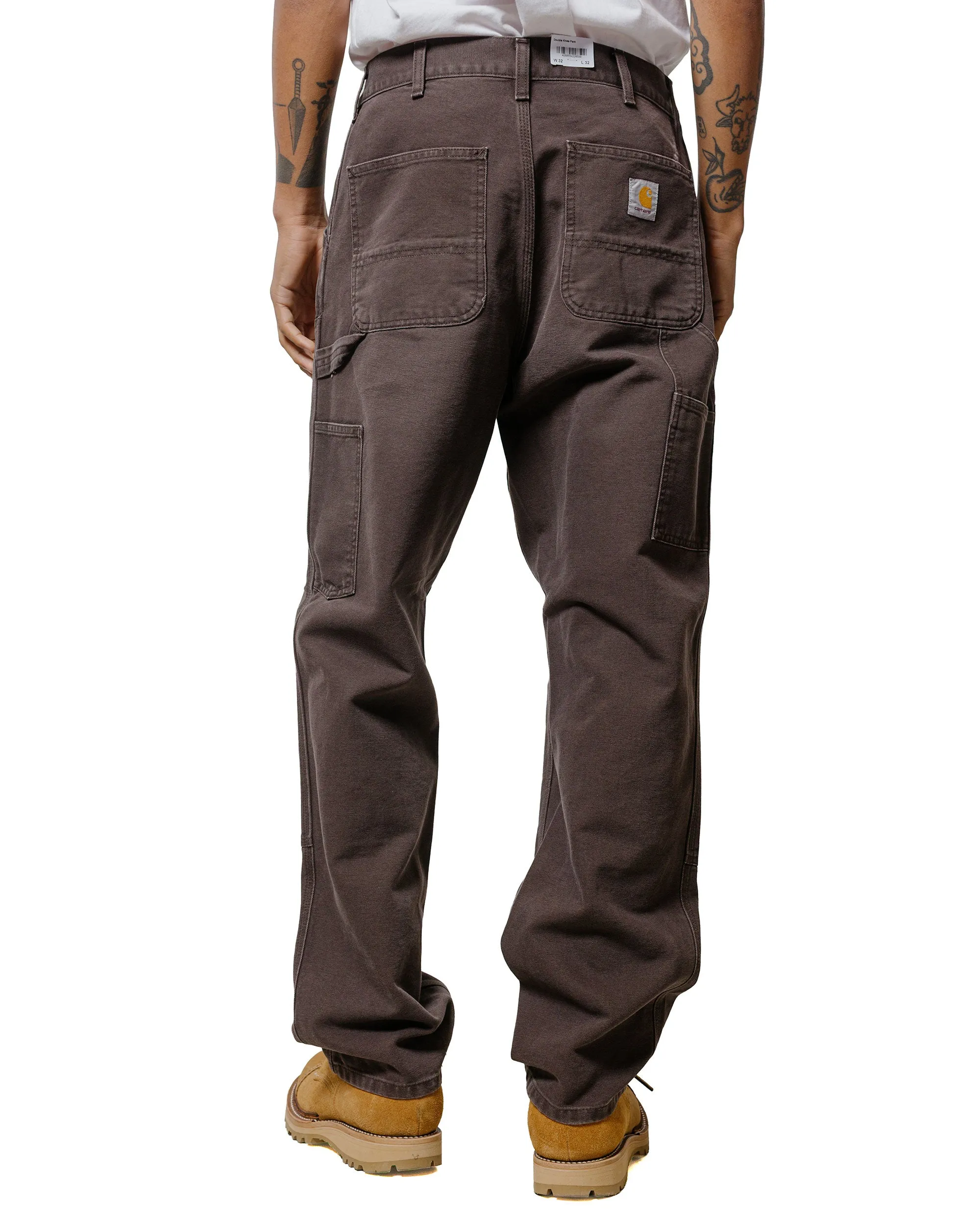 Carhartt W.I.P. Double Knee Pant Tobacco Stone Canvas sold by Lost & Found product image thumbnail 3