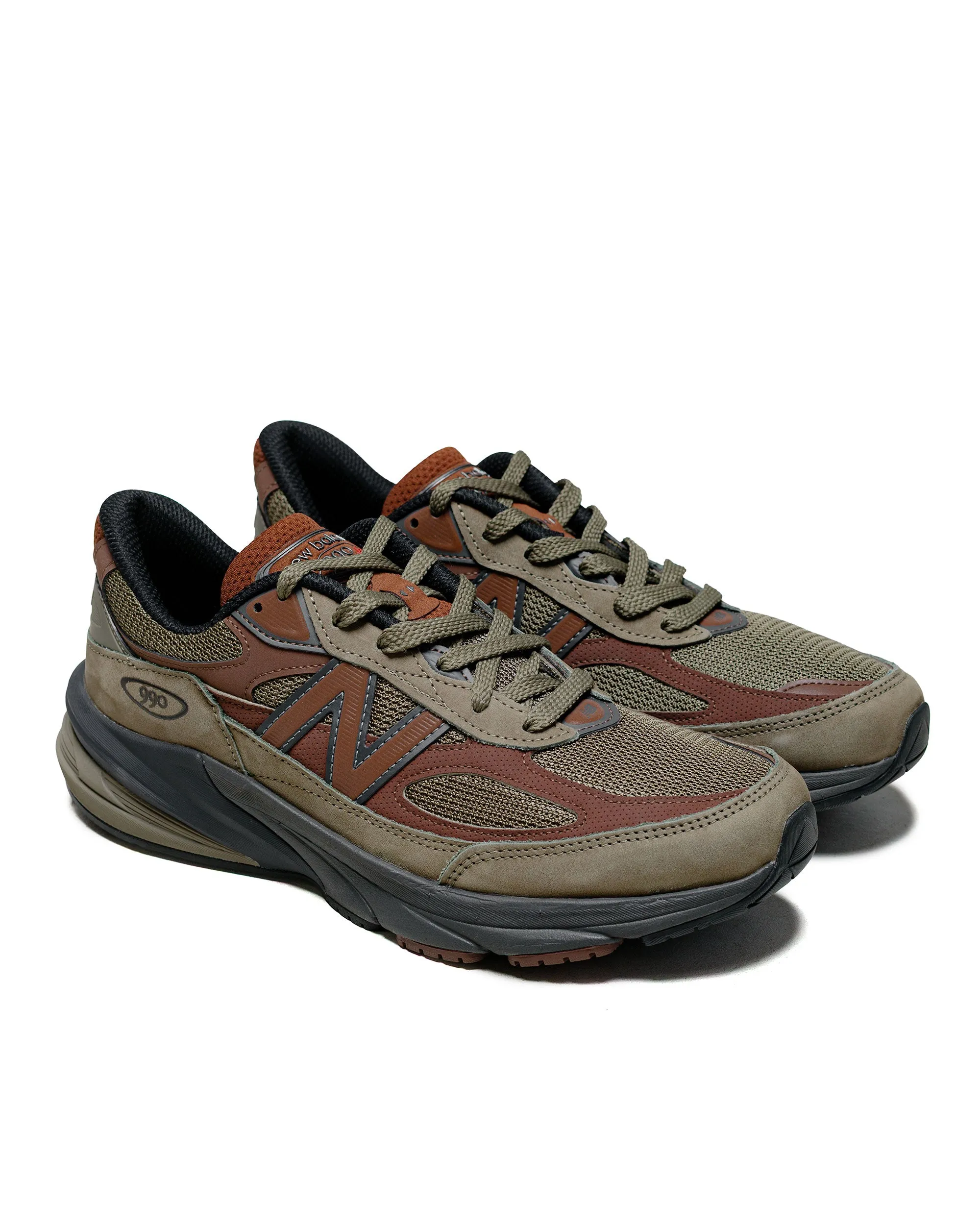 New Balance U990CA6 Dark Camo/Rich Oak sold by Lost & Found product image thumbnail 2