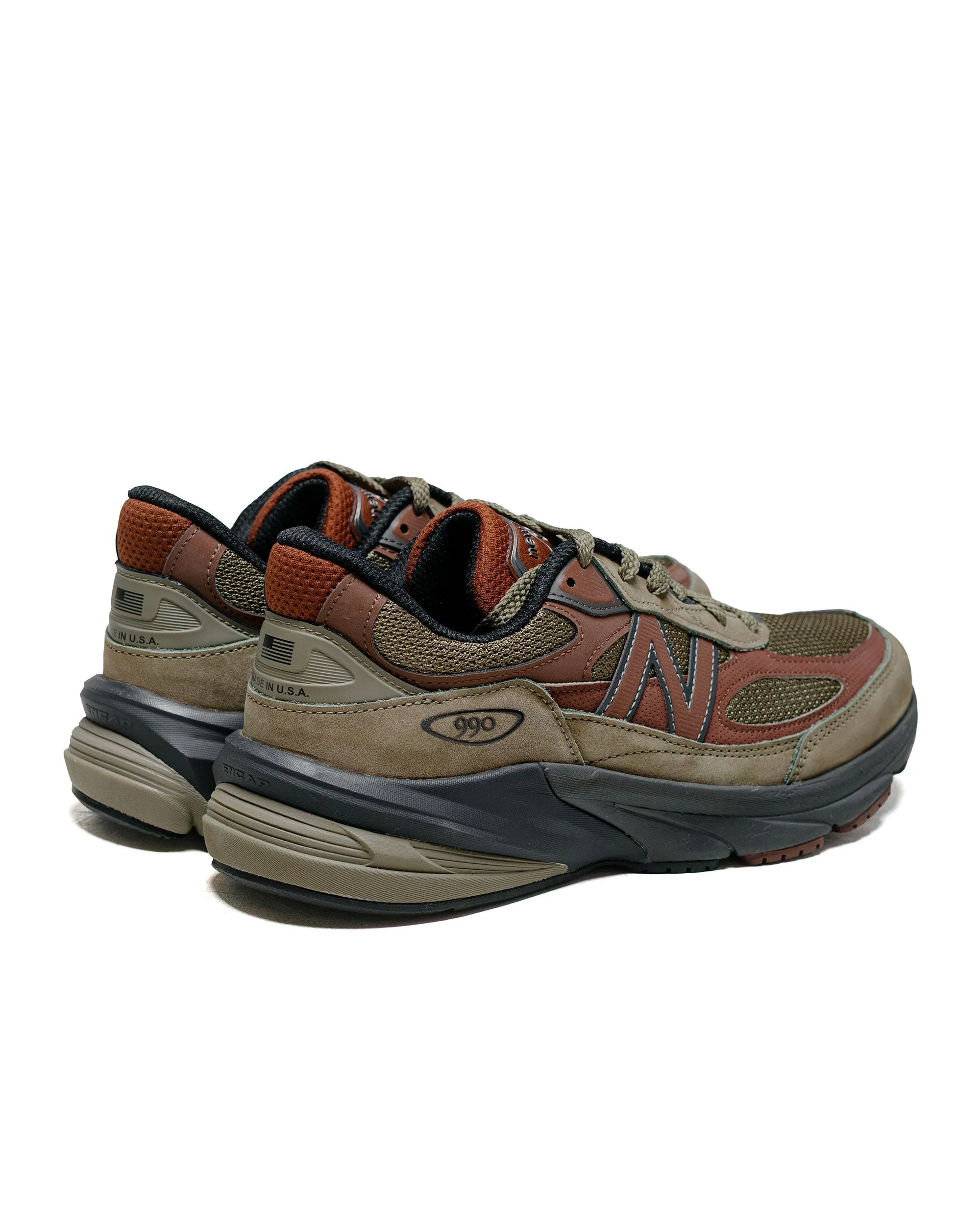 New Balance U990CA6 Dark Camo/Rich Oak sold by Lost & Found product image thumbnail 3