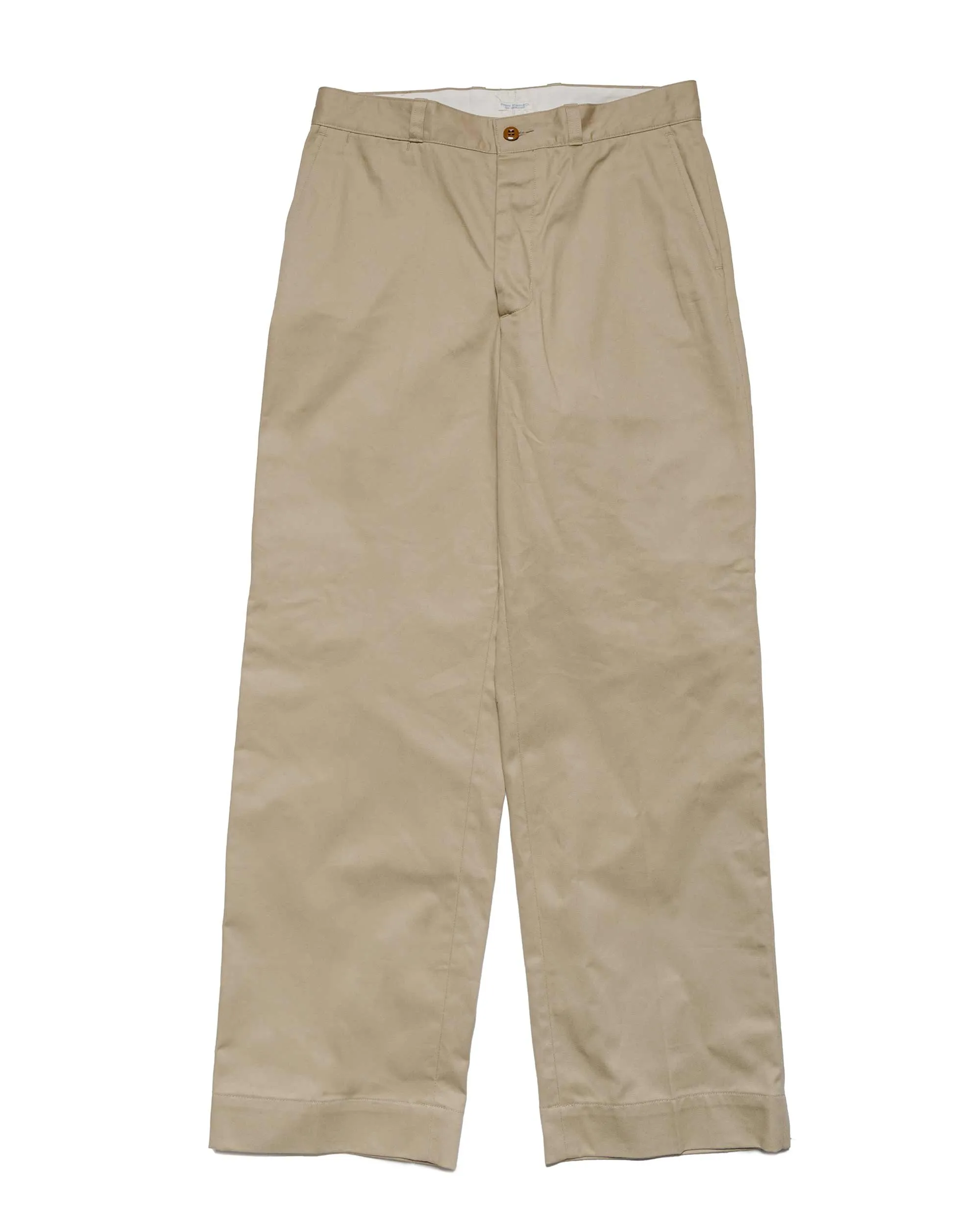 Phigvel Officer Trousers (Regular) Khaki Beige sold by Lost & Found
