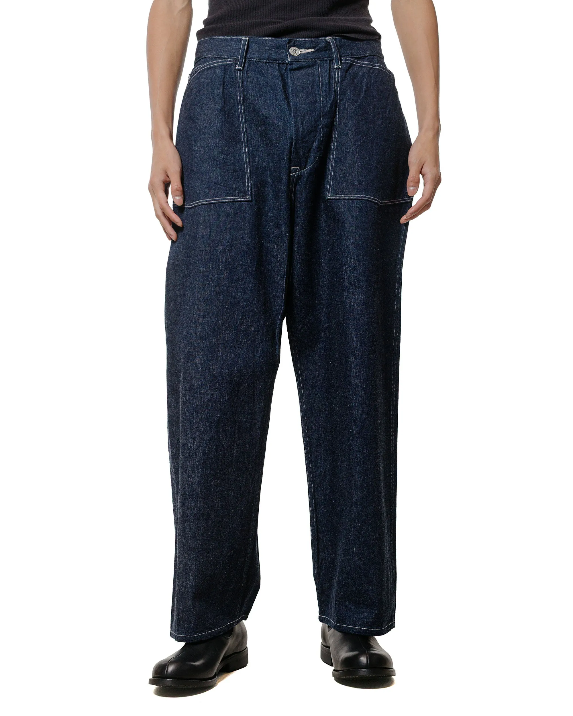 Phigvel Mil Denim Fatigue Trousers Indigo sold by Lost & Found product image thumbnail 2