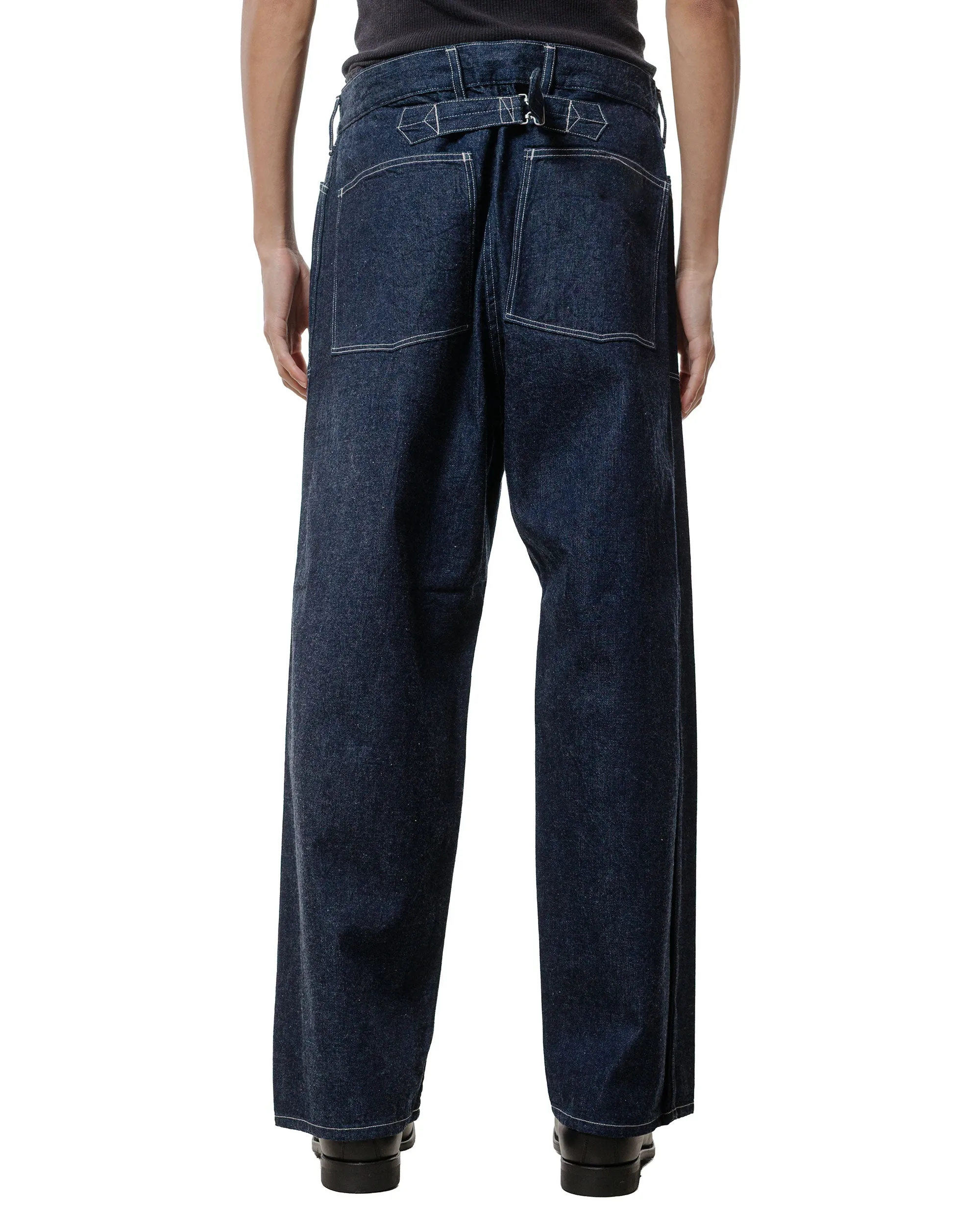 Phigvel Mil Denim Fatigue Trousers Indigo sold by Lost & Found product image thumbnail 3