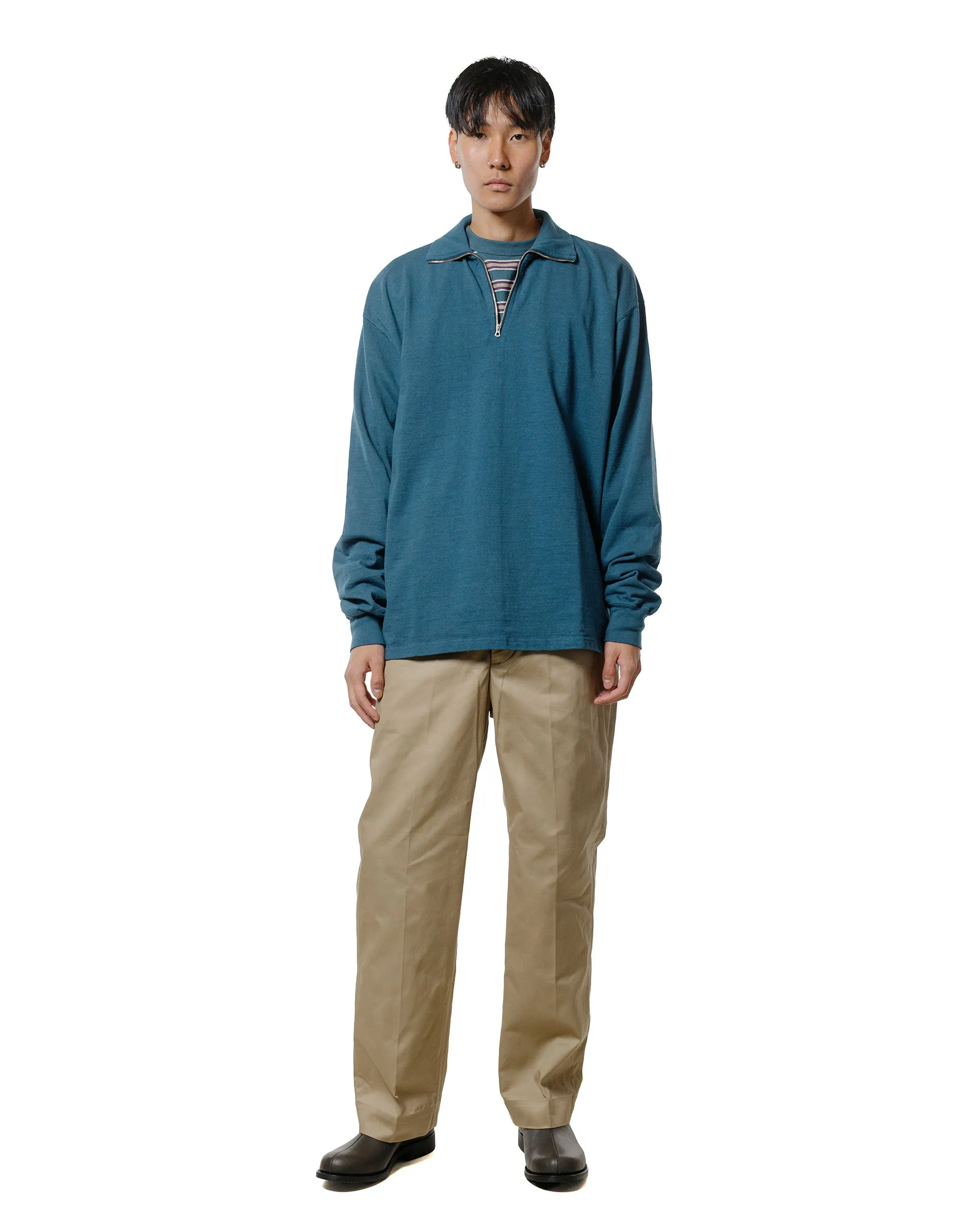 Phigvel Nep Half Zip Sporting Top Cerulean sold by Lost & Found product image thumbnail 4