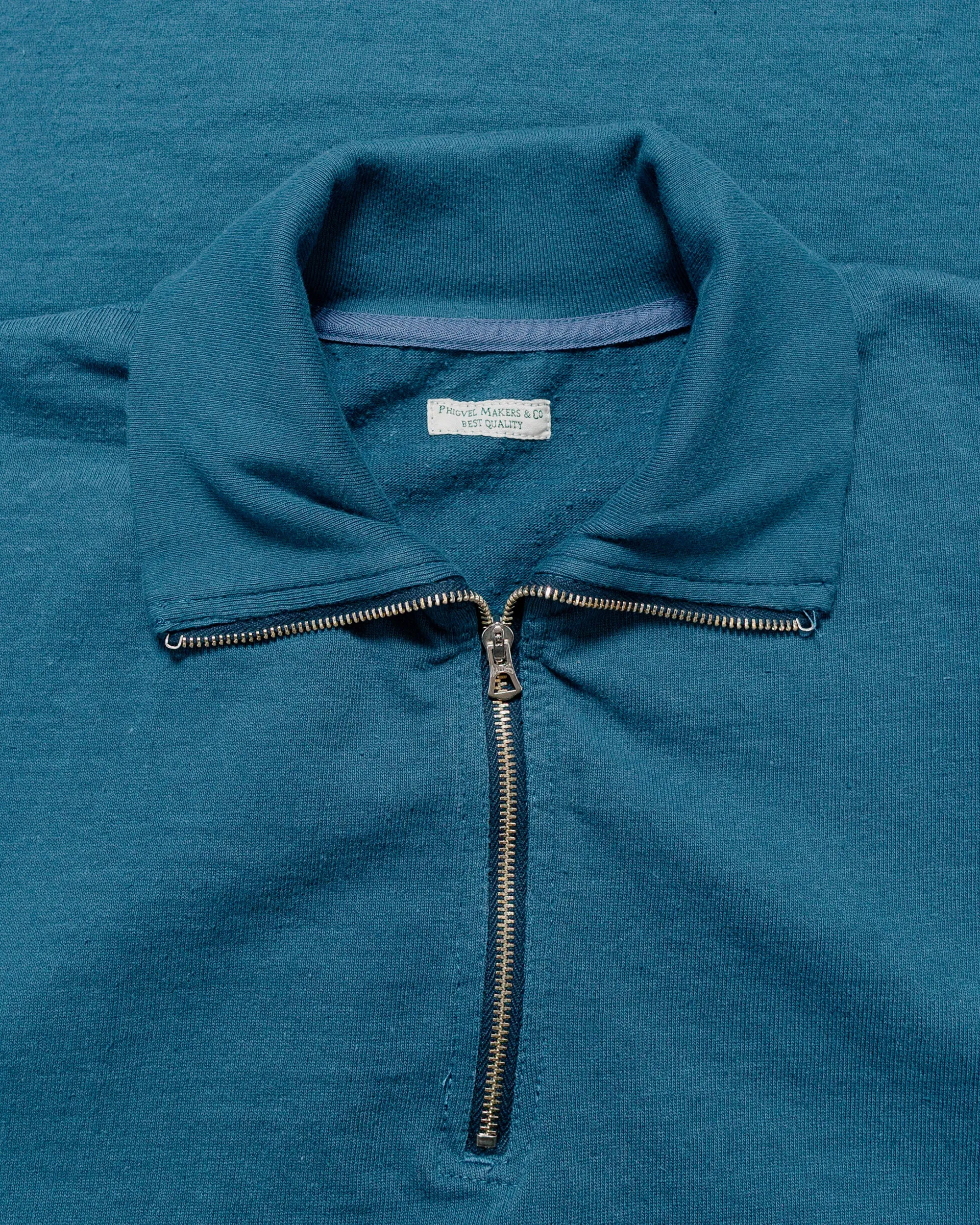 Phigvel Nep Half Zip Sporting Top Cerulean sold by Lost & Found product image thumbnail 5