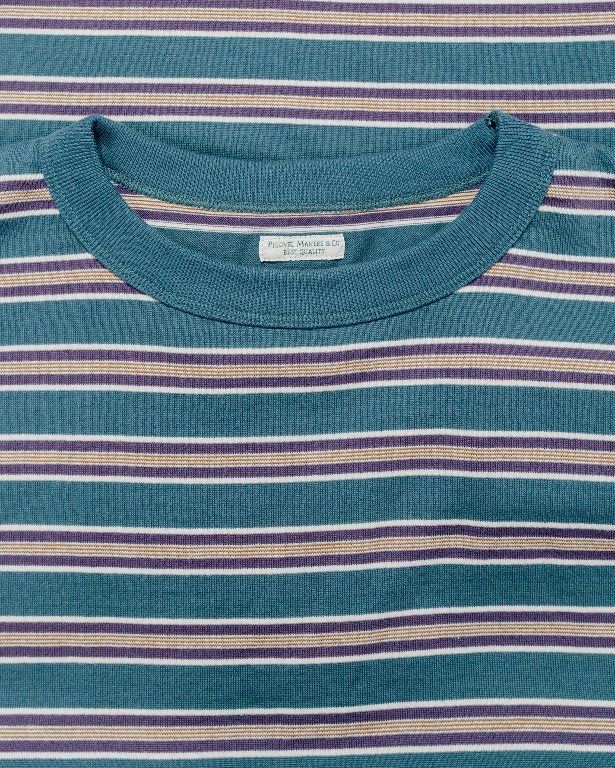 Phigvel Border Long Sleeve Top Cerulean/Purple sold by Lost & Found product image thumbnail 5