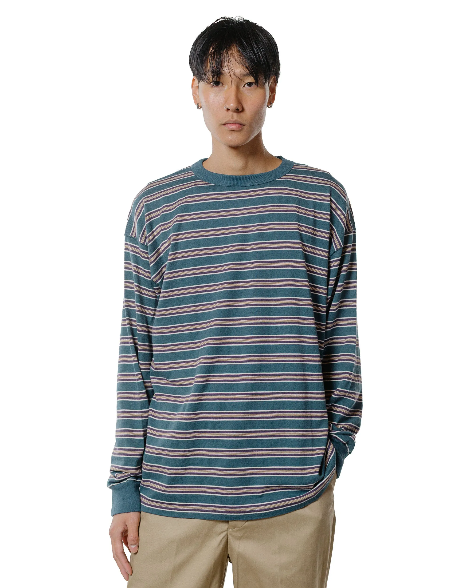Phigvel Border Long Sleeve Top Cerulean/Purple sold by Lost & Found product image thumbnail 2