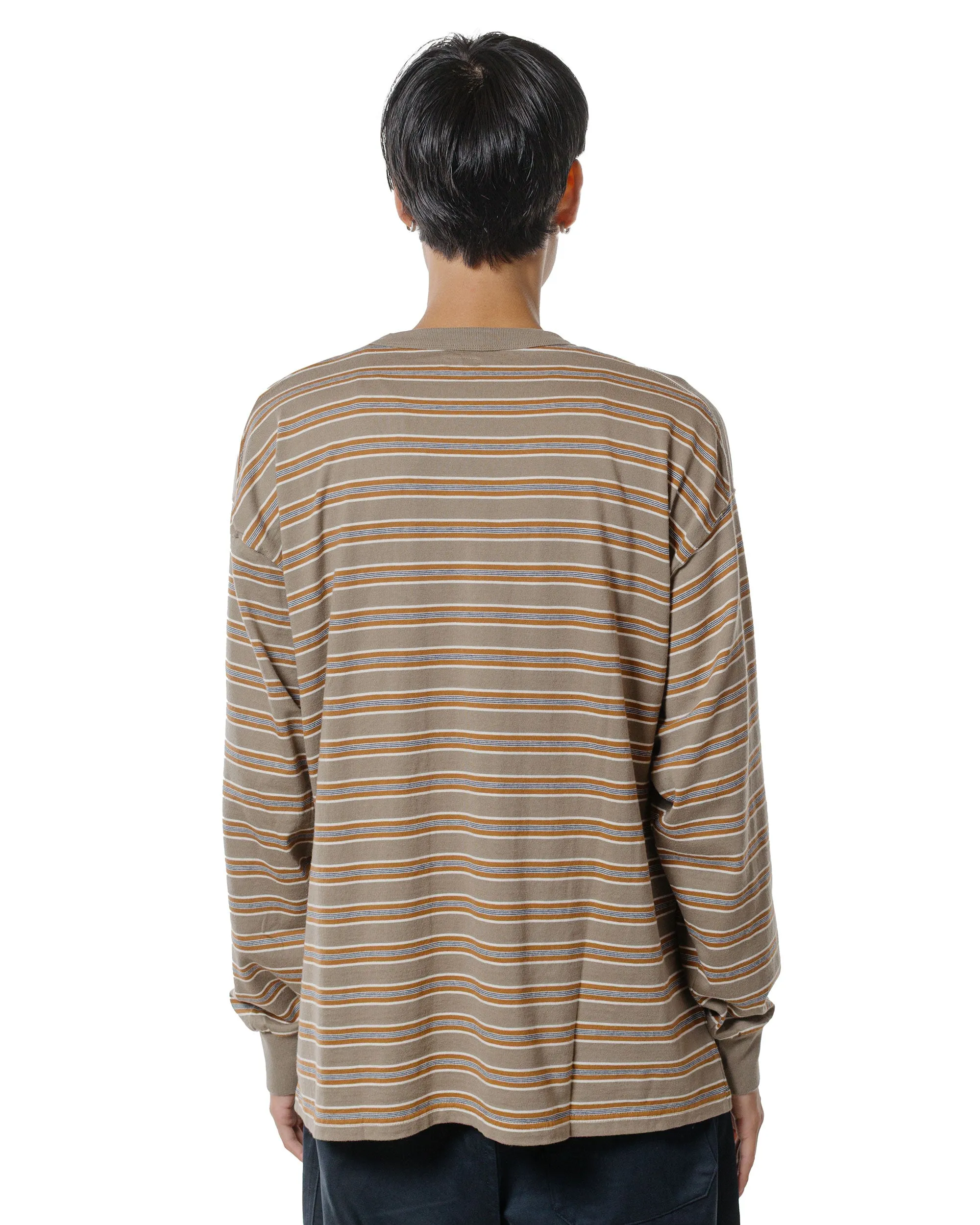 Phigvel Border Long Sleeve Top Taupe Beige/Russett sold by Lost & Found product image thumbnail 3