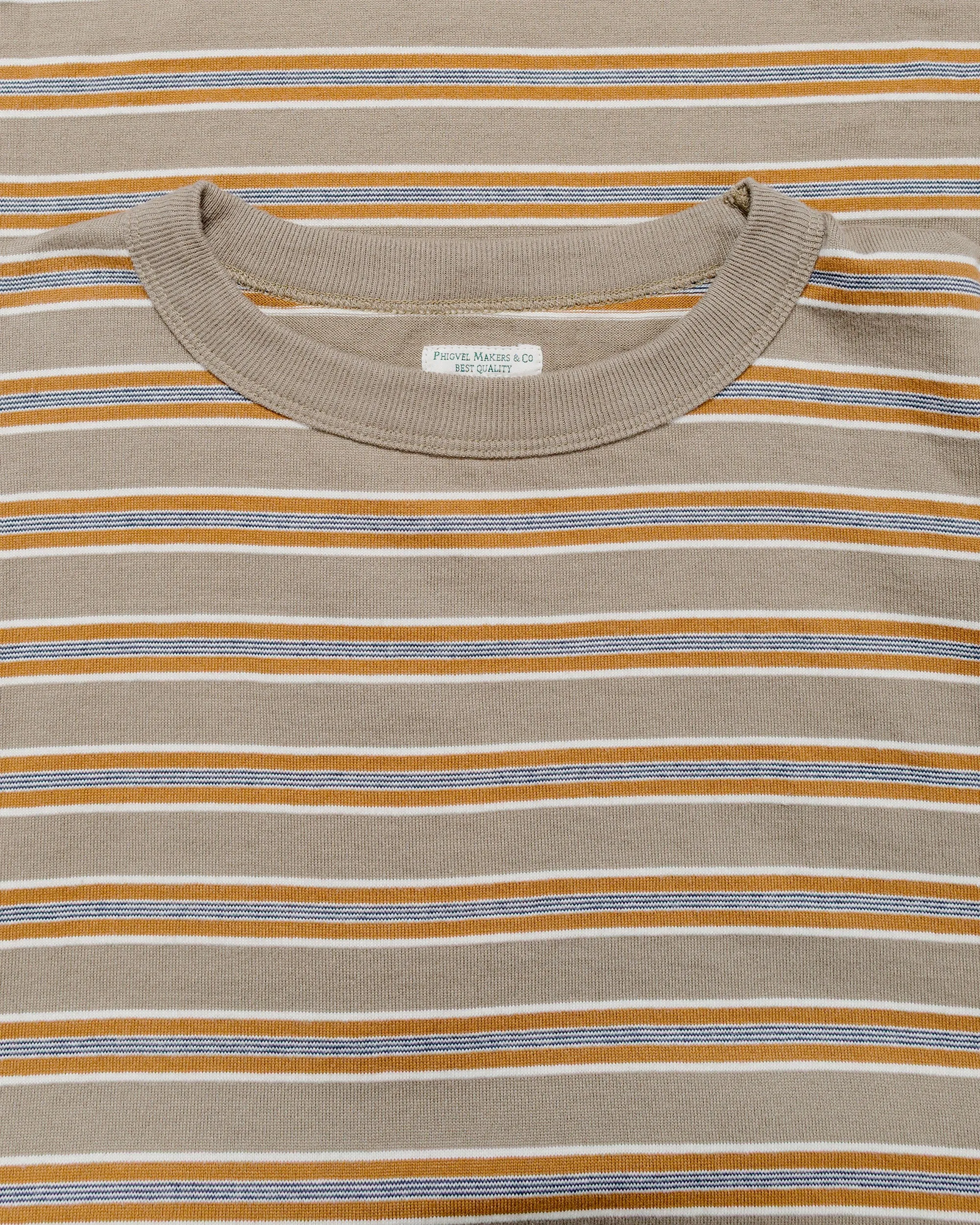 Phigvel Border Long Sleeve Top Taupe Beige/Russett sold by Lost & Found product image thumbnail 5