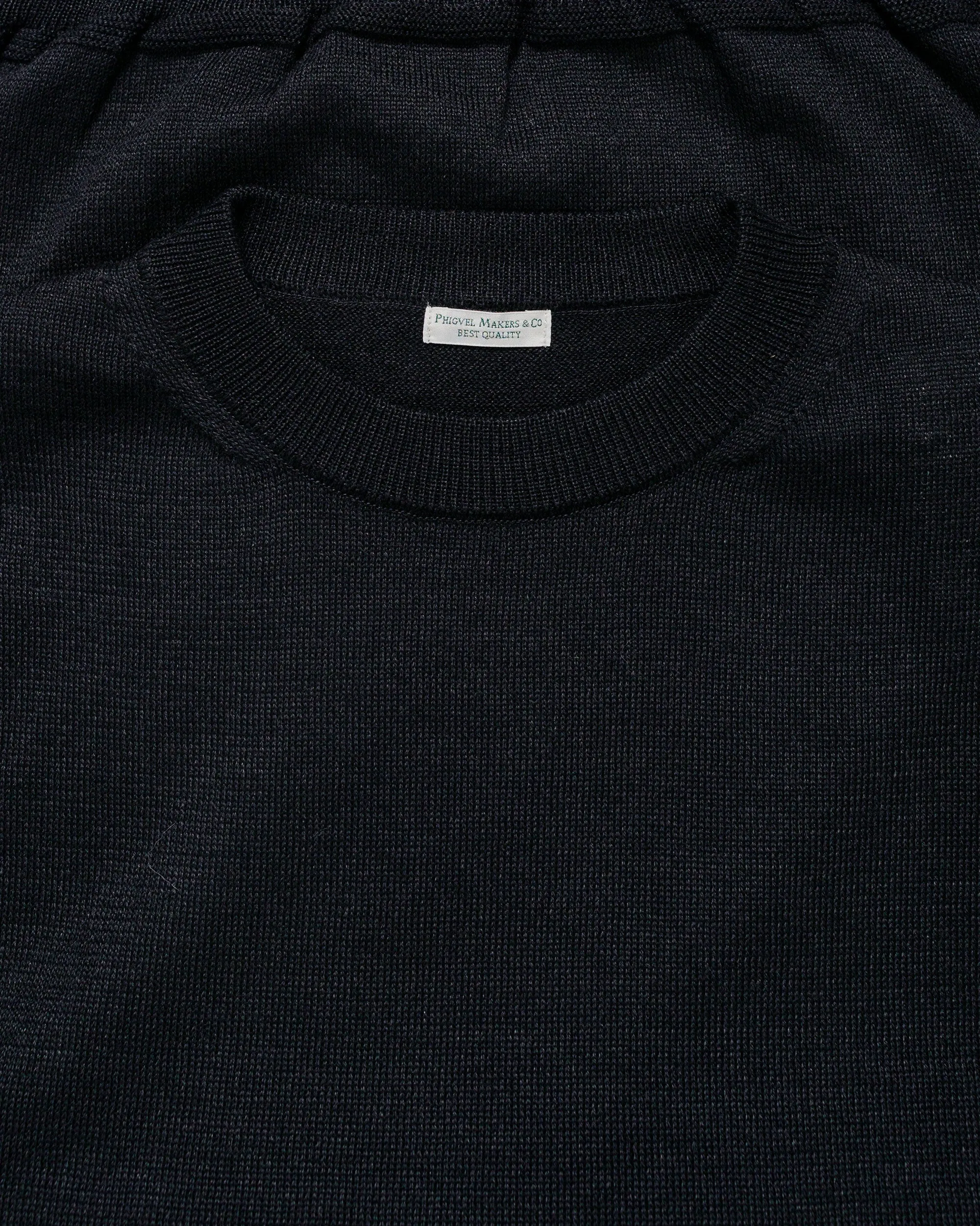Phigvel W/L Crewneck Knit Black sold by Lost & Found product image thumbnail 5