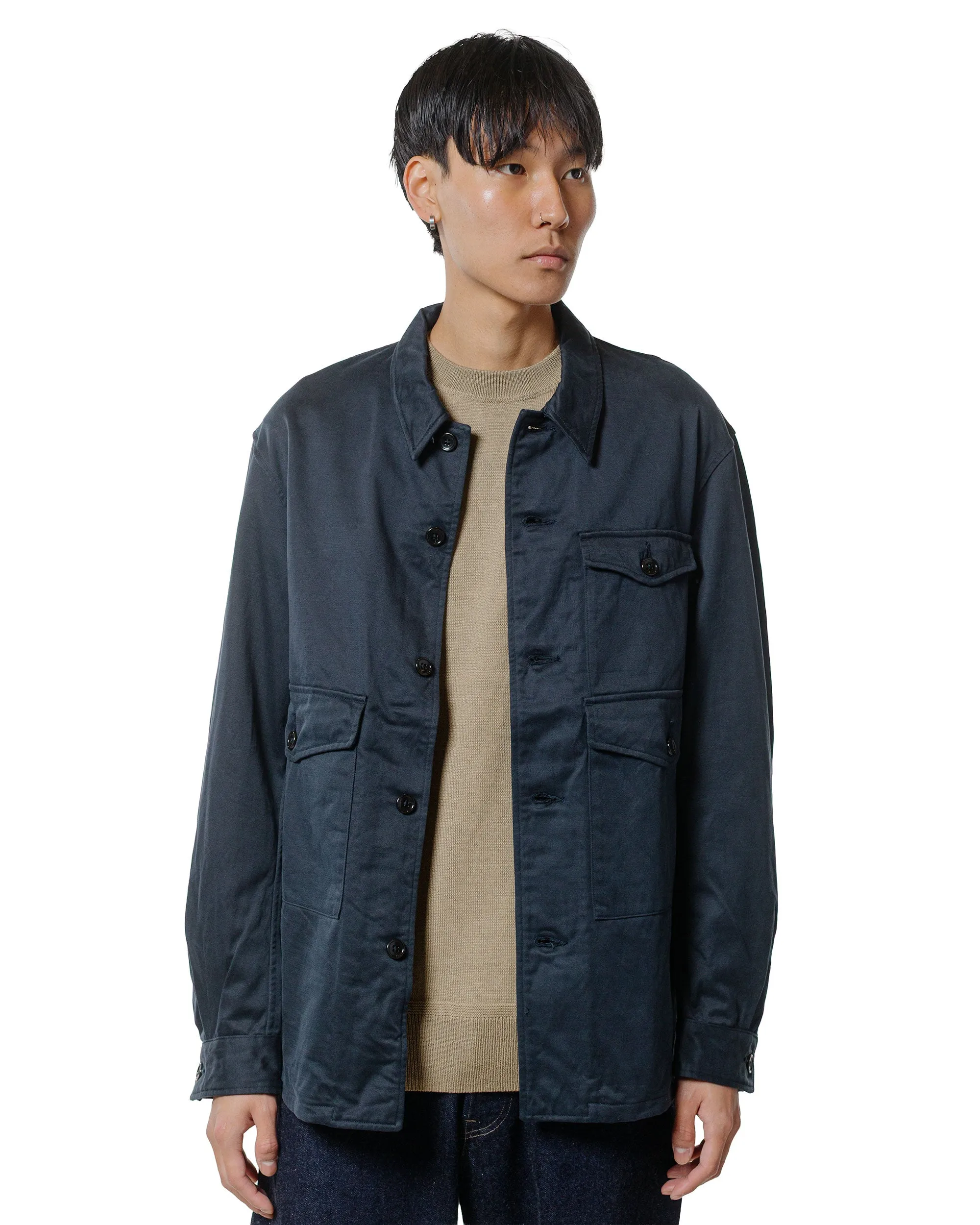 Phigvel Hunting Shirt Jacket Grayish Navy sold by Lost & Found product image thumbnail 2