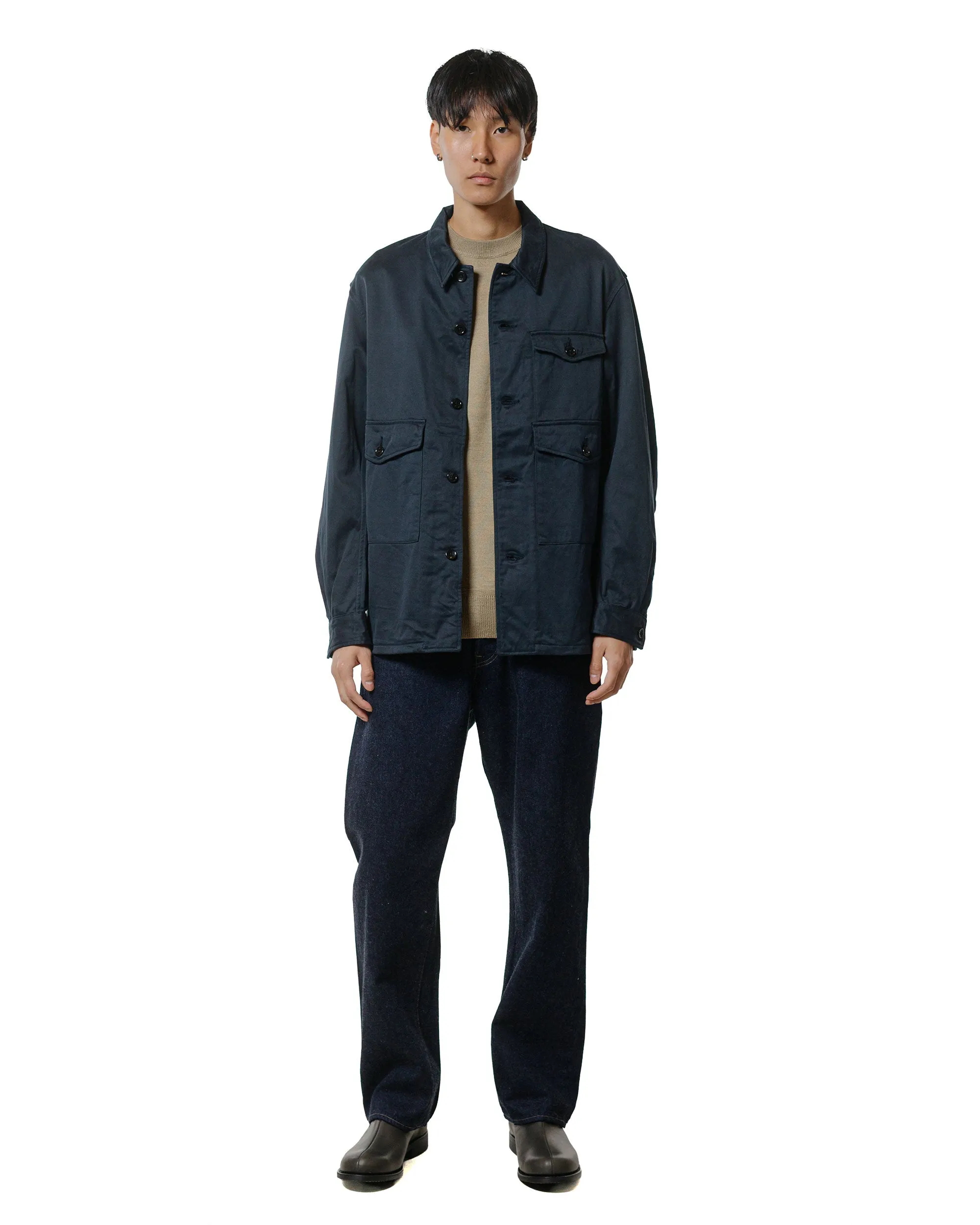 Phigvel Hunting Shirt Jacket Grayish Navy sold by Lost & Found product image thumbnail 4