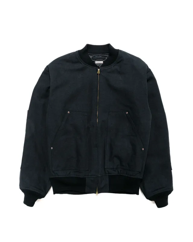 Phigvel Duck Cloth Workaday Blouson Ink Black sold by Lost & Found