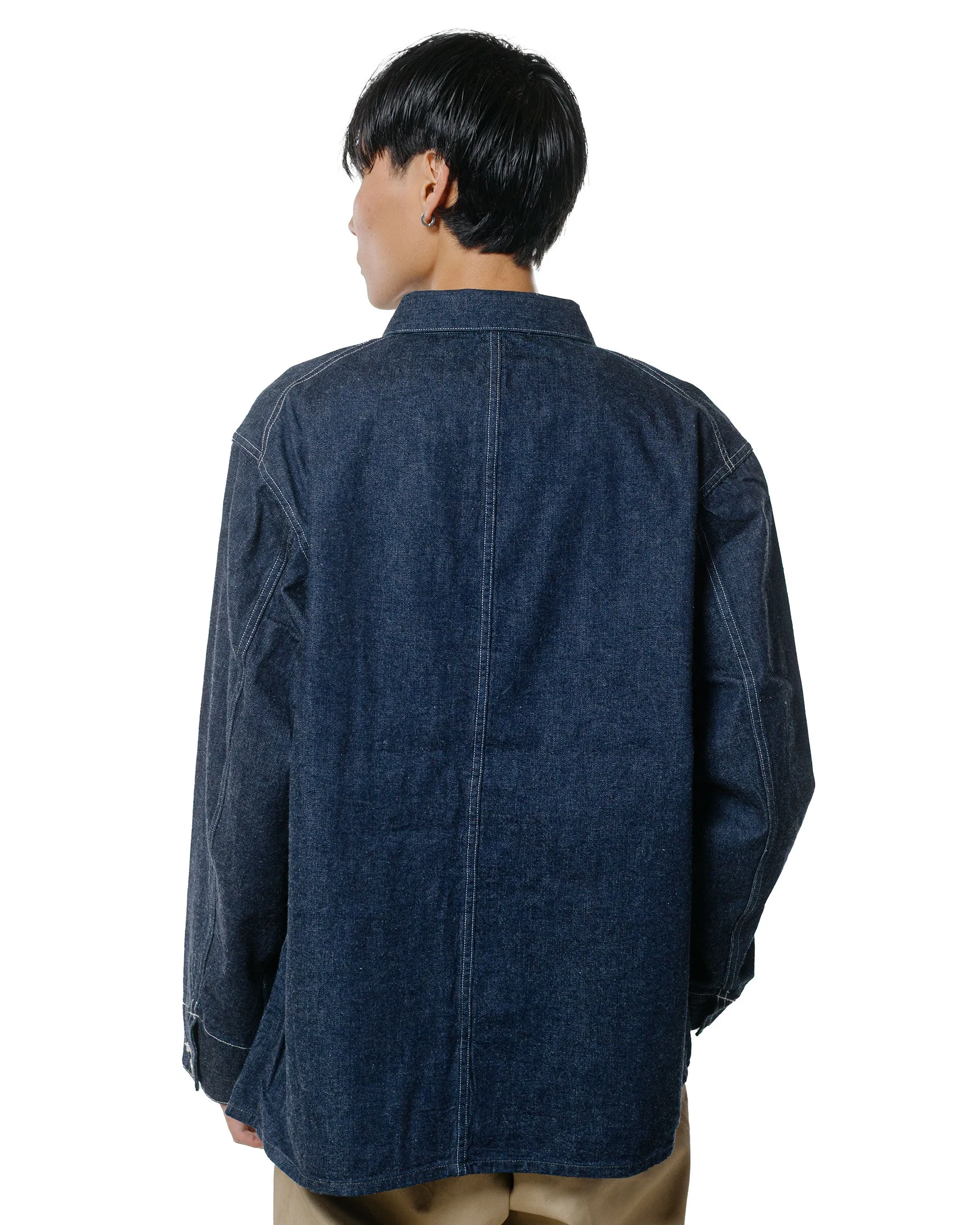 Phigvel Denim Chore Jacket Indigo sold by Lost & Found product image thumbnail 3