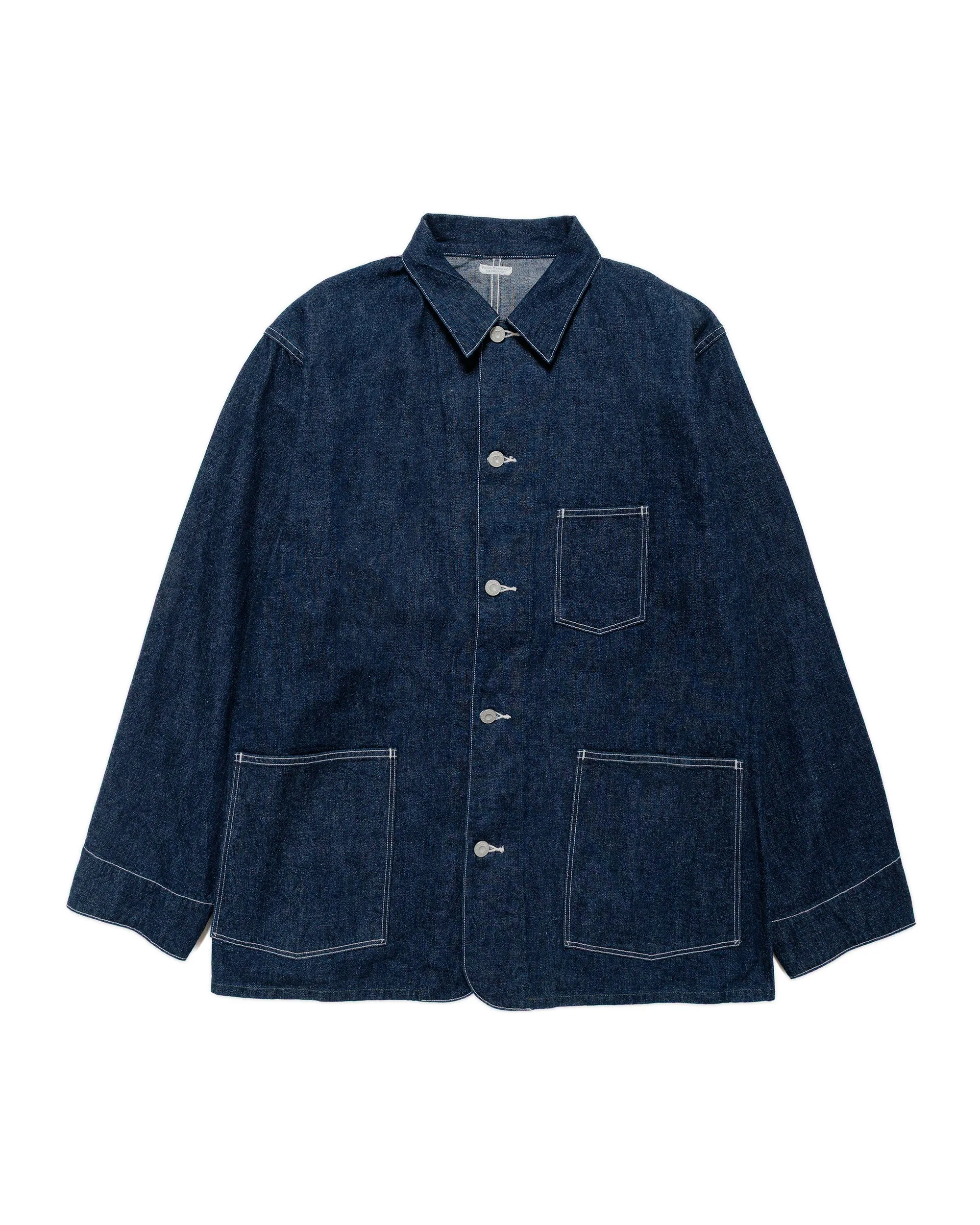 Phigvel Denim Chore Jacket Indigo sold by Lost & Found