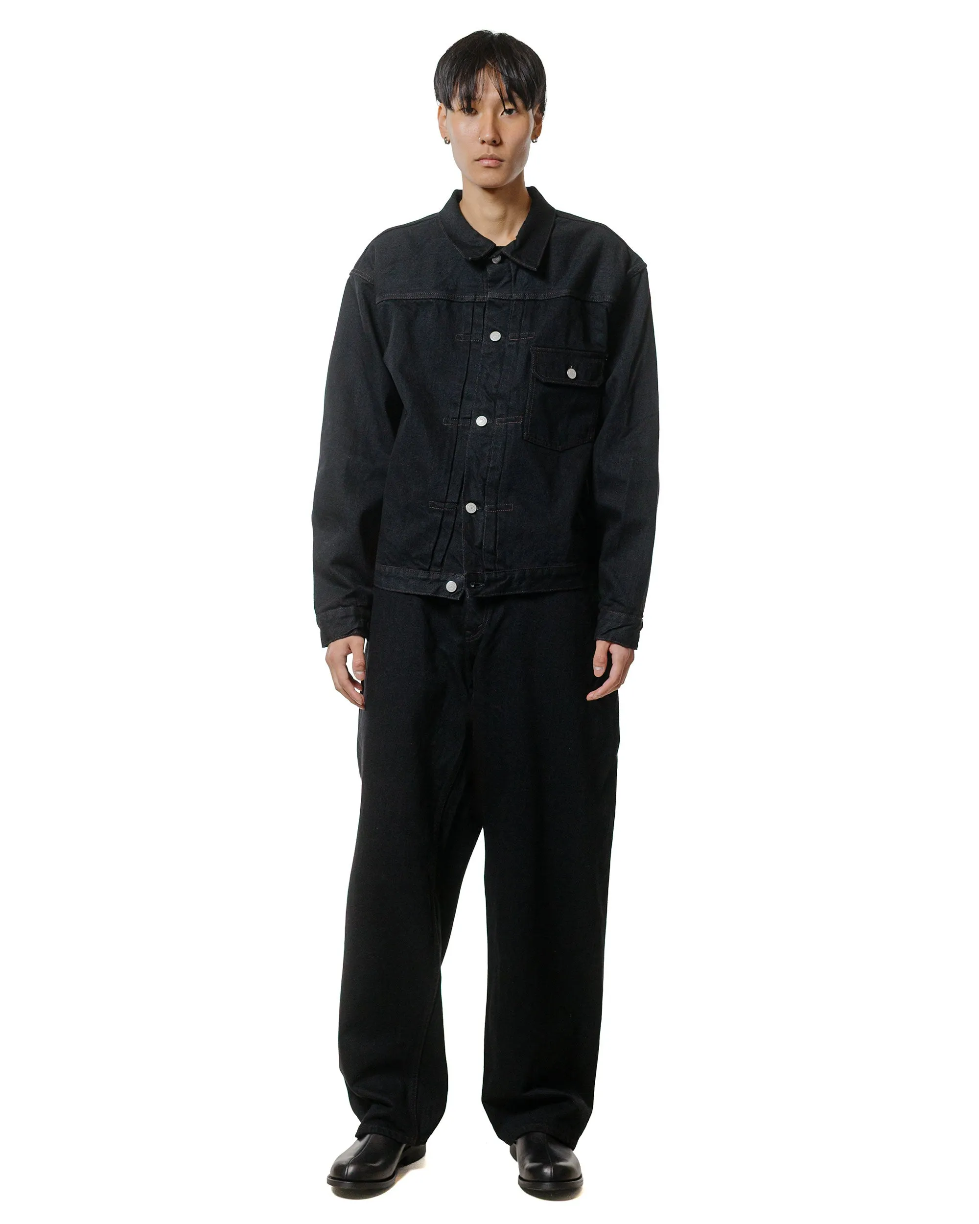 CIOTA Single Pocket Denim Jacket Black One Wash sold by Lost & Found product image thumbnail 3