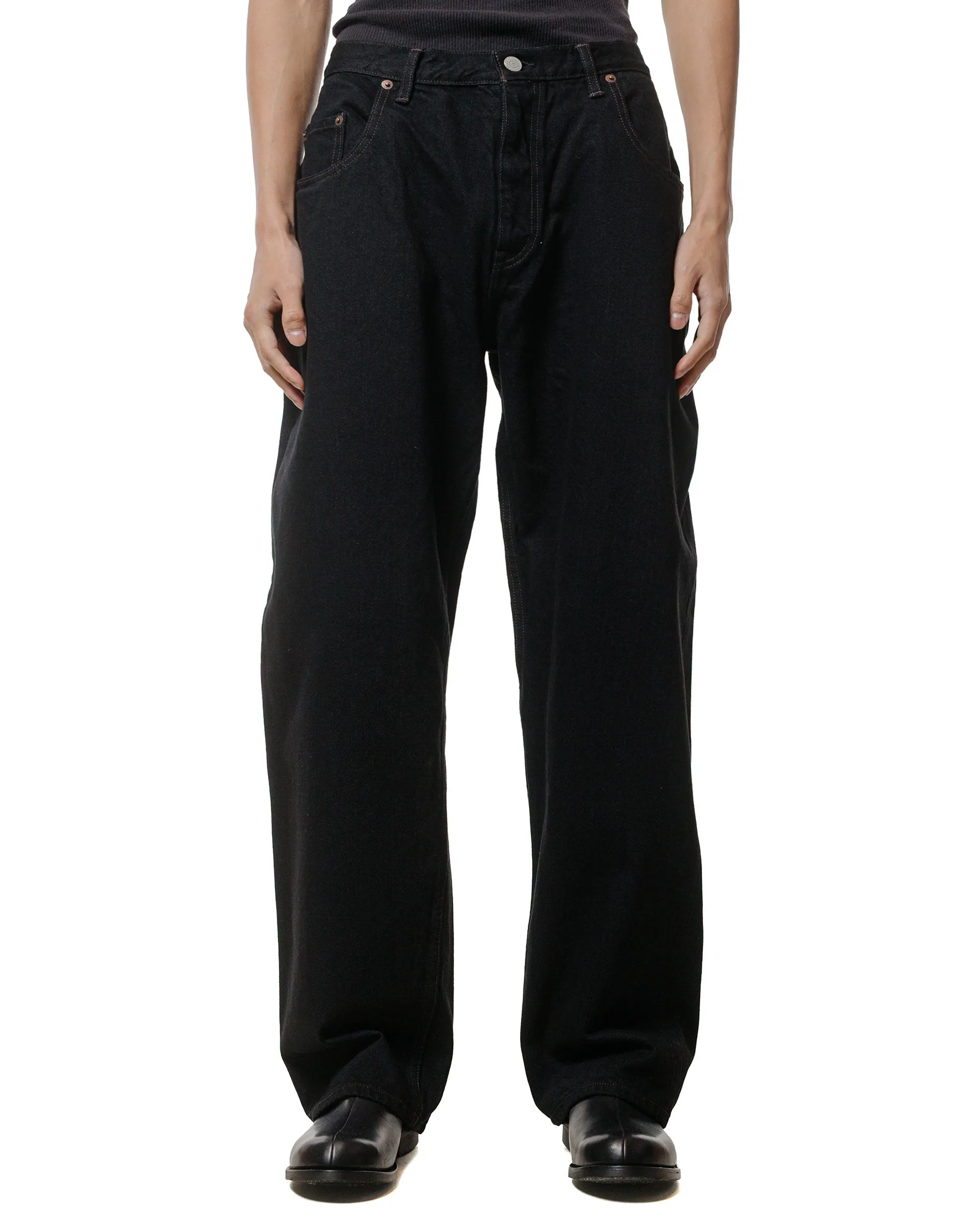 CIOTA Baggy 5 Pockets Pants Black One Wash sold by Lost & Found product image thumbnail 2