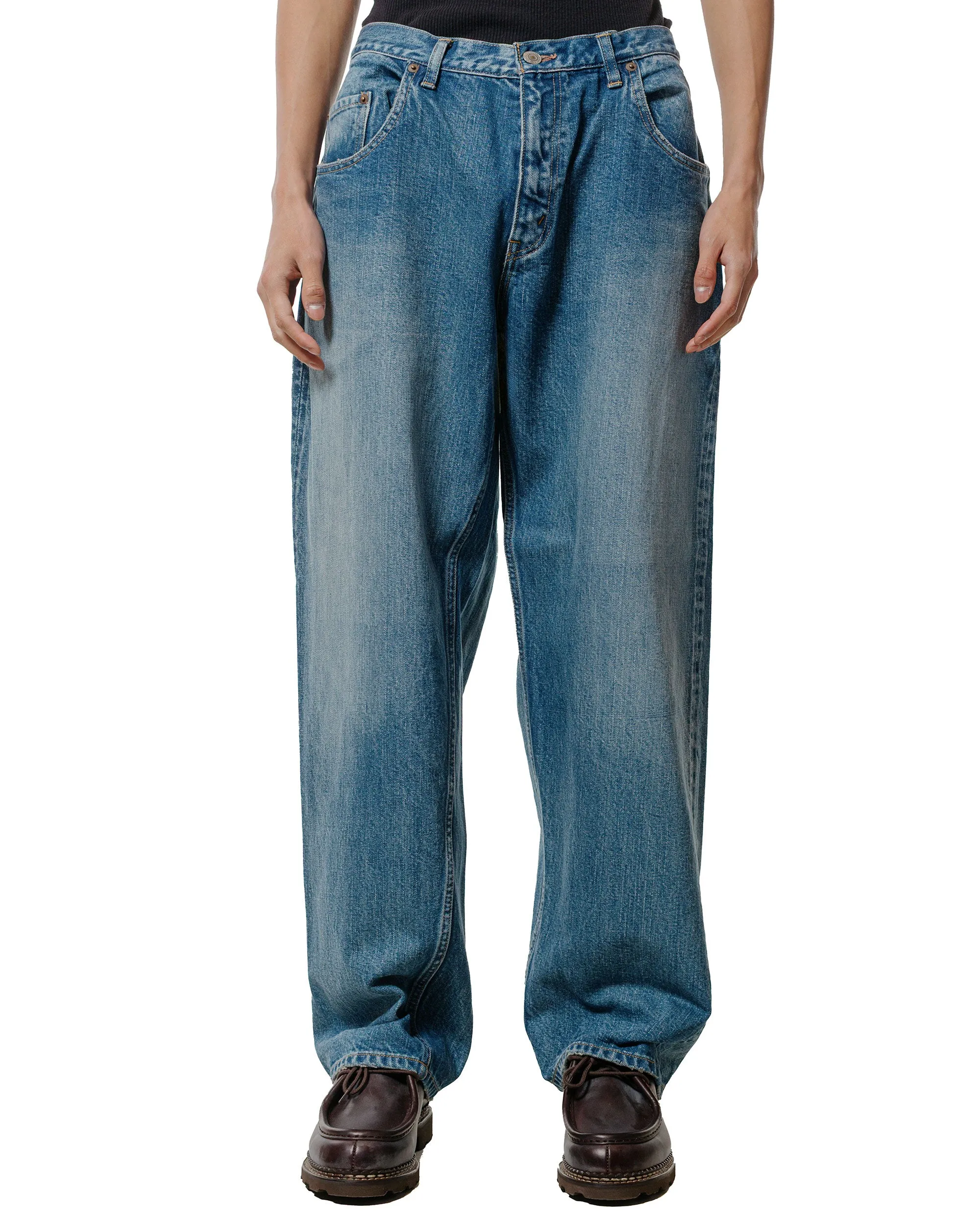 CIOTA Baggy 5 Pockets Pants Medium Dark Blue Damage sold by Lost & Found product image thumbnail 2