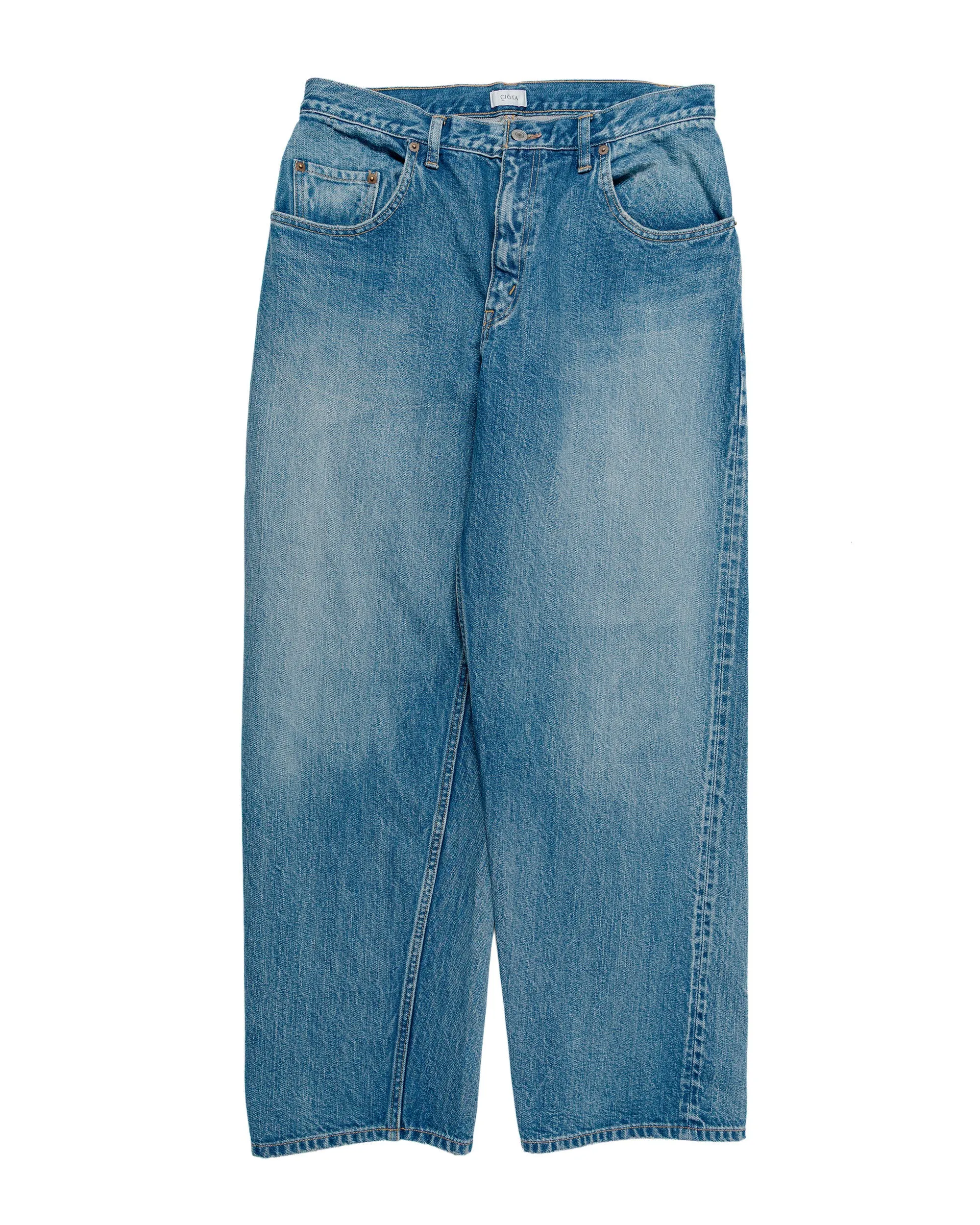 CIOTA Baggy 5 Pockets Pants Medium Dark Blue Damage sold by Lost & Found