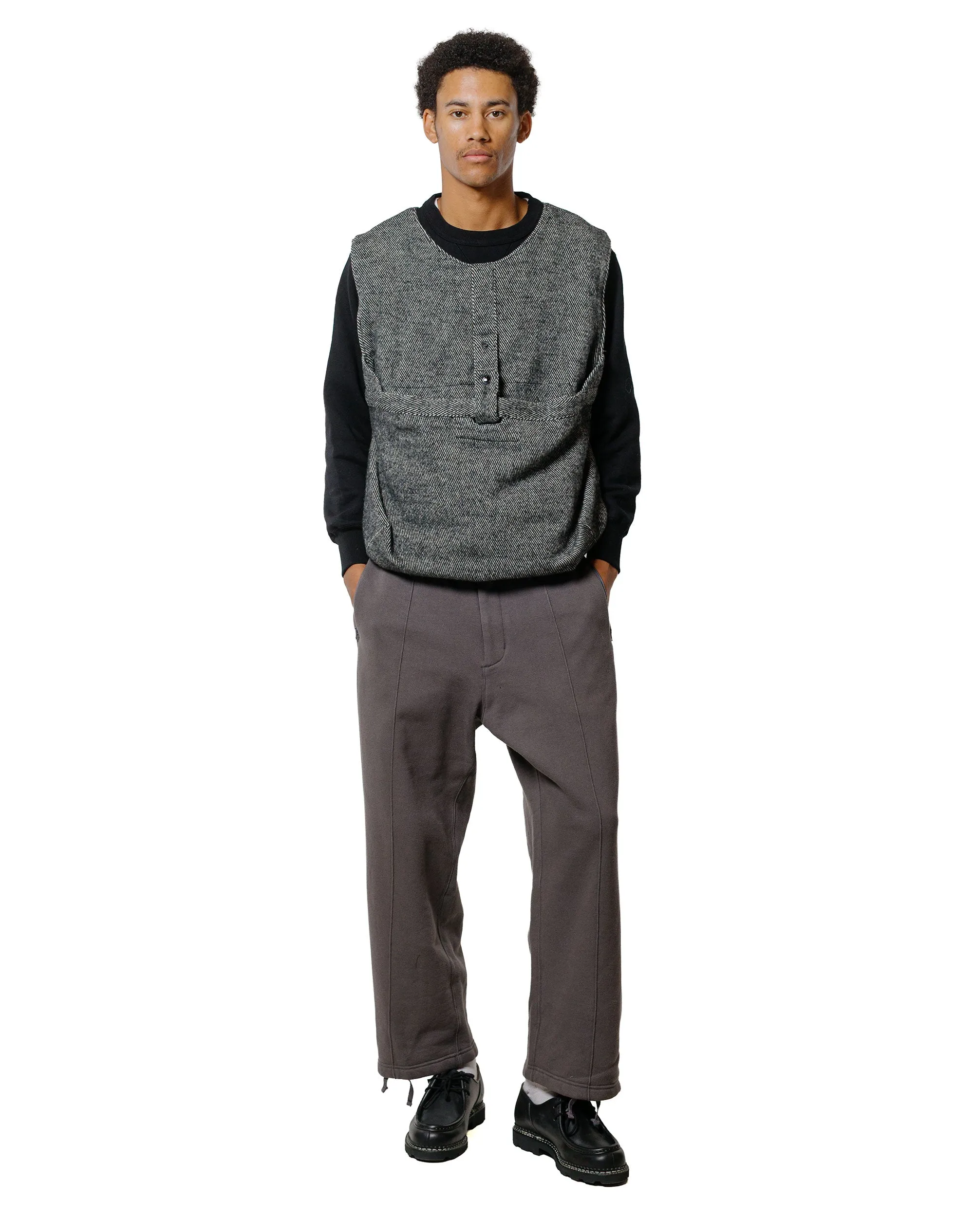 Engineered Garments Knit Leisure Pant Graphite 12oz Cotton Fleece sold by Lost & Found product image thumbnail 4
