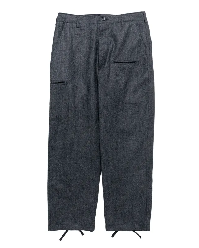 Engineered Garments NNP Pant Charcoal High Count Worsted Wool sold by Lost & Found