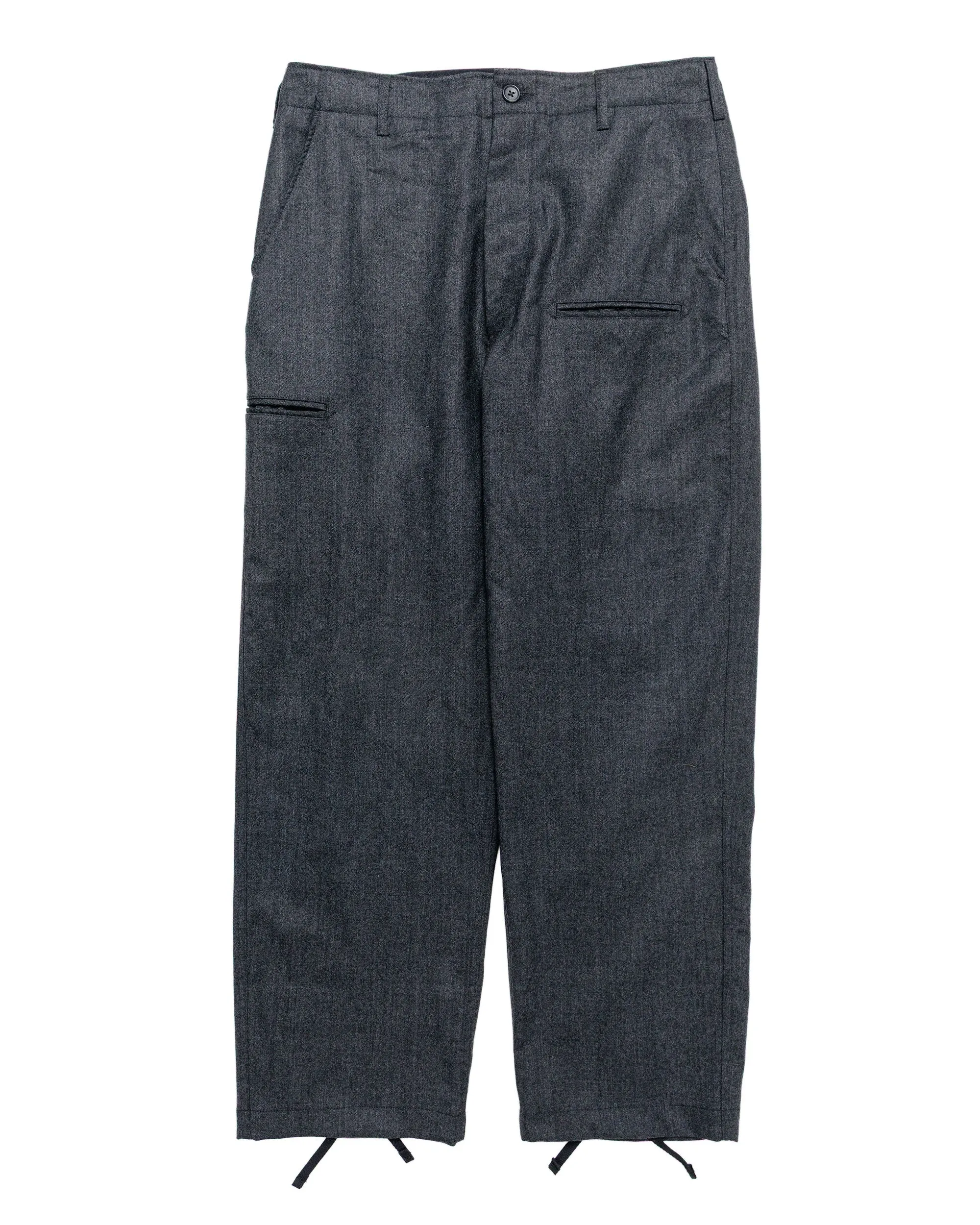 Engineered Garments NNP Pant Charcoal High Count Worsted Wool sold by Lost & Found