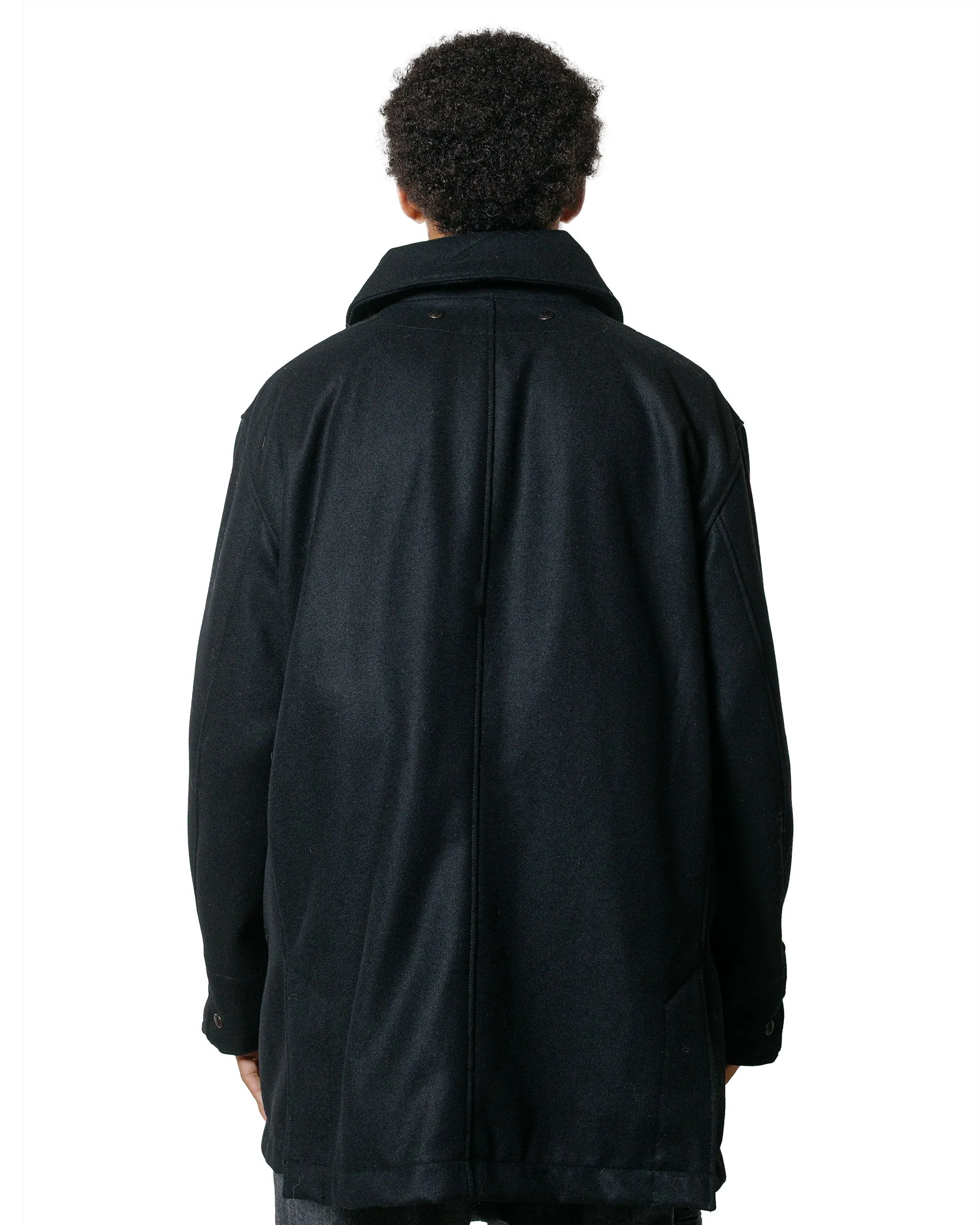 Engineered Garments Fireman Jacket Black 24oz Wool Melton sold by Lost & Found product image thumbnail 3