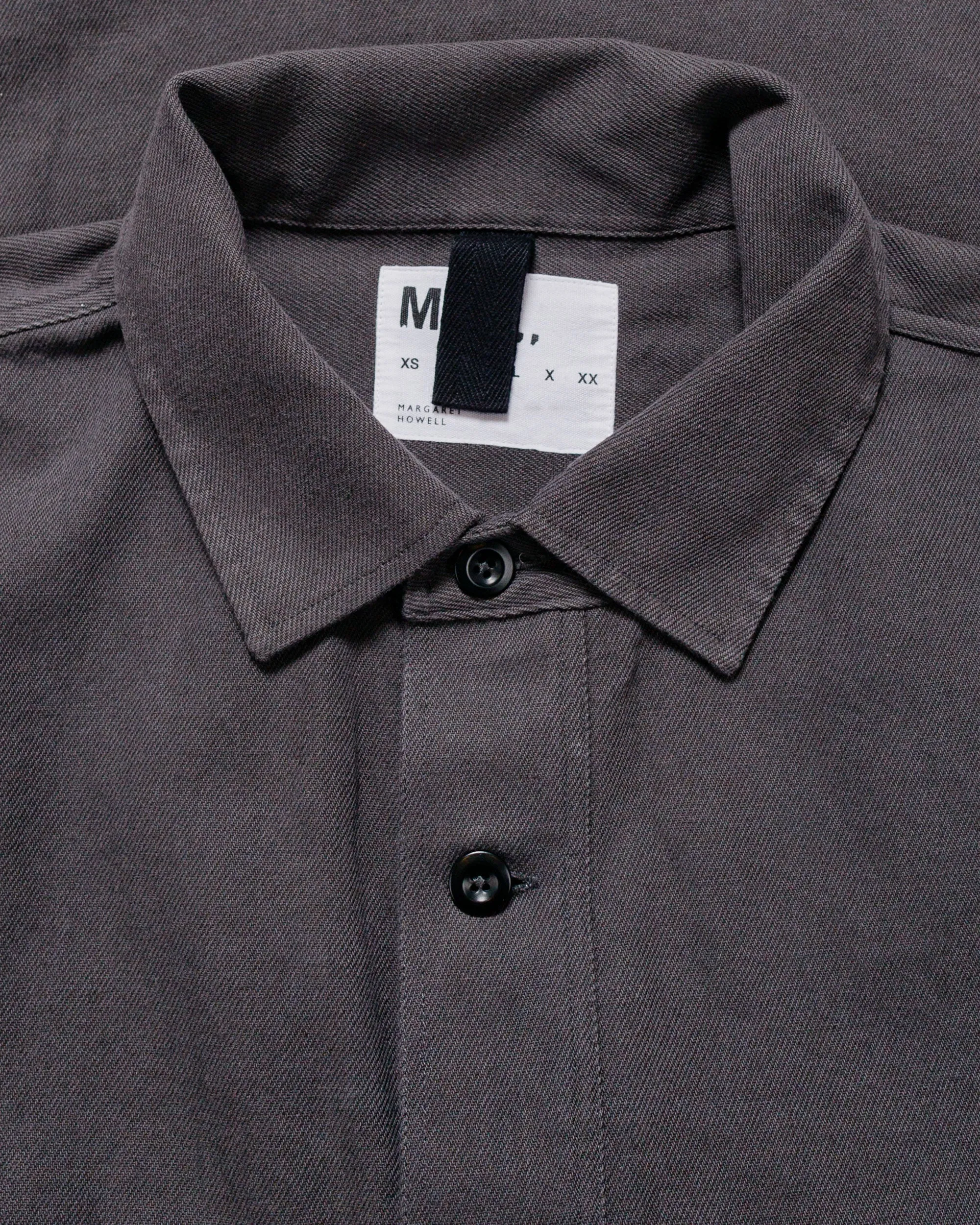 MHL Overhead Shirt Cotton Wool Drill Graphite sold by Lost & Found product image thumbnail 5