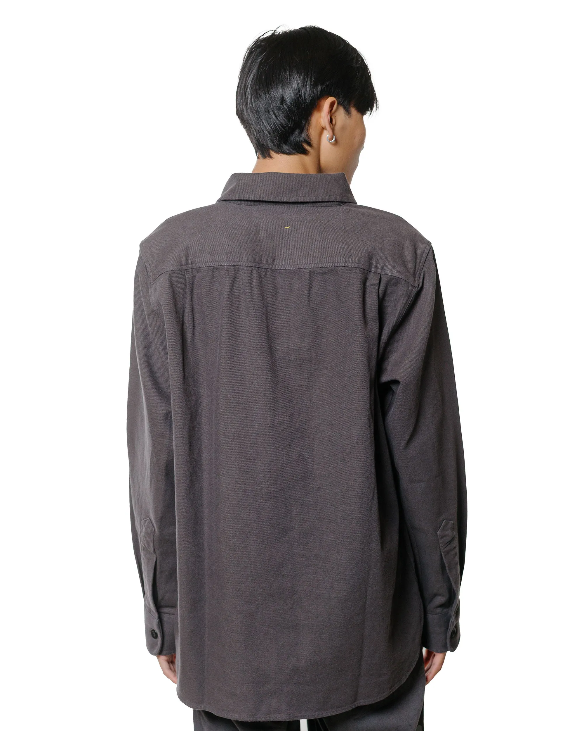 MHL Overhead Shirt Cotton Wool Drill Graphite sold by Lost & Found product image thumbnail 3