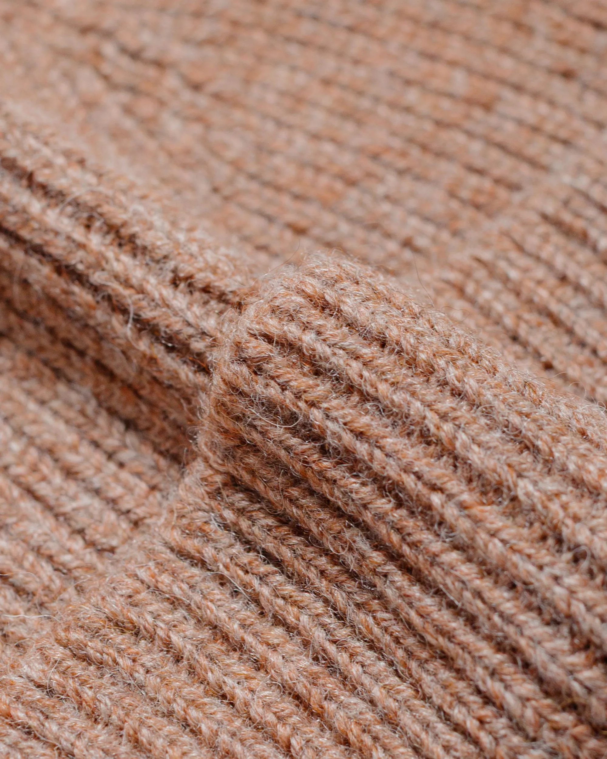 MHL Simple Ribbed Beanie British Wool Mineral sold by Lost & Found product image thumbnail 2