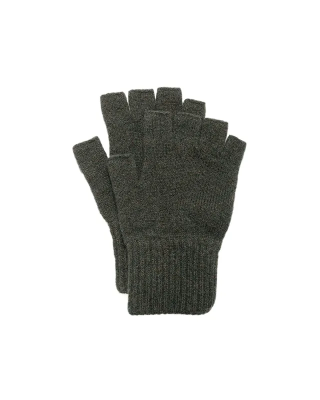 MHL Cut Off Glove Lambswool Seaweed sold by Lost & Found