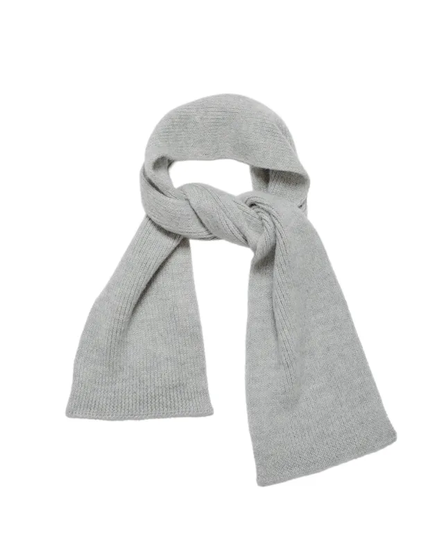 MHL Brushed Scarf Soft Shetland Wool Light Grey sold by Lost & Found