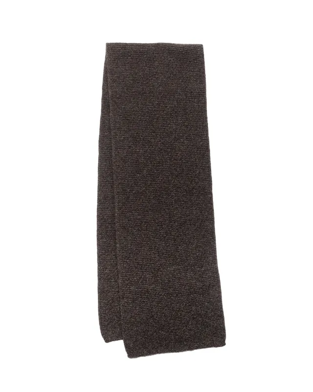 MHL Small Scarf Yak Wool Cashmere Blend Coffee Twist sold by Lost & Found