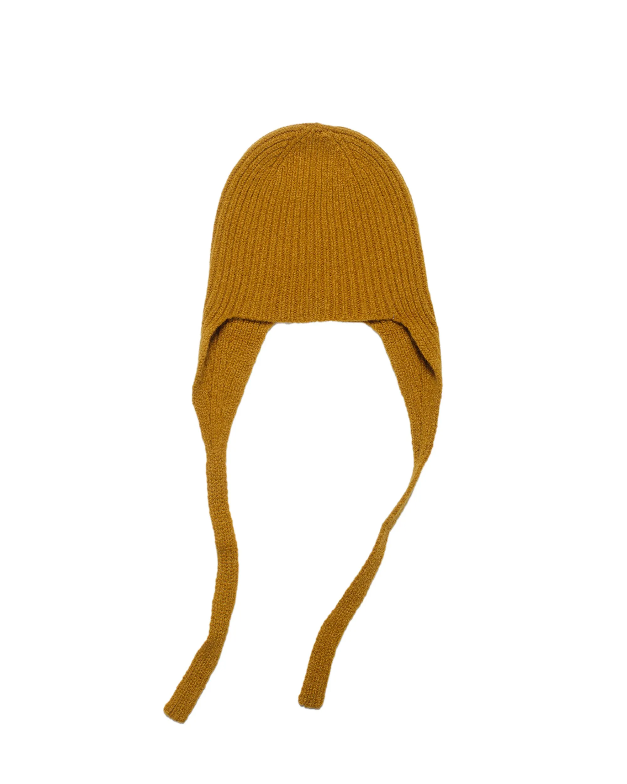 MHL Ear Flap Hat Soft Spun Wool Mustard sold by Lost & Found
