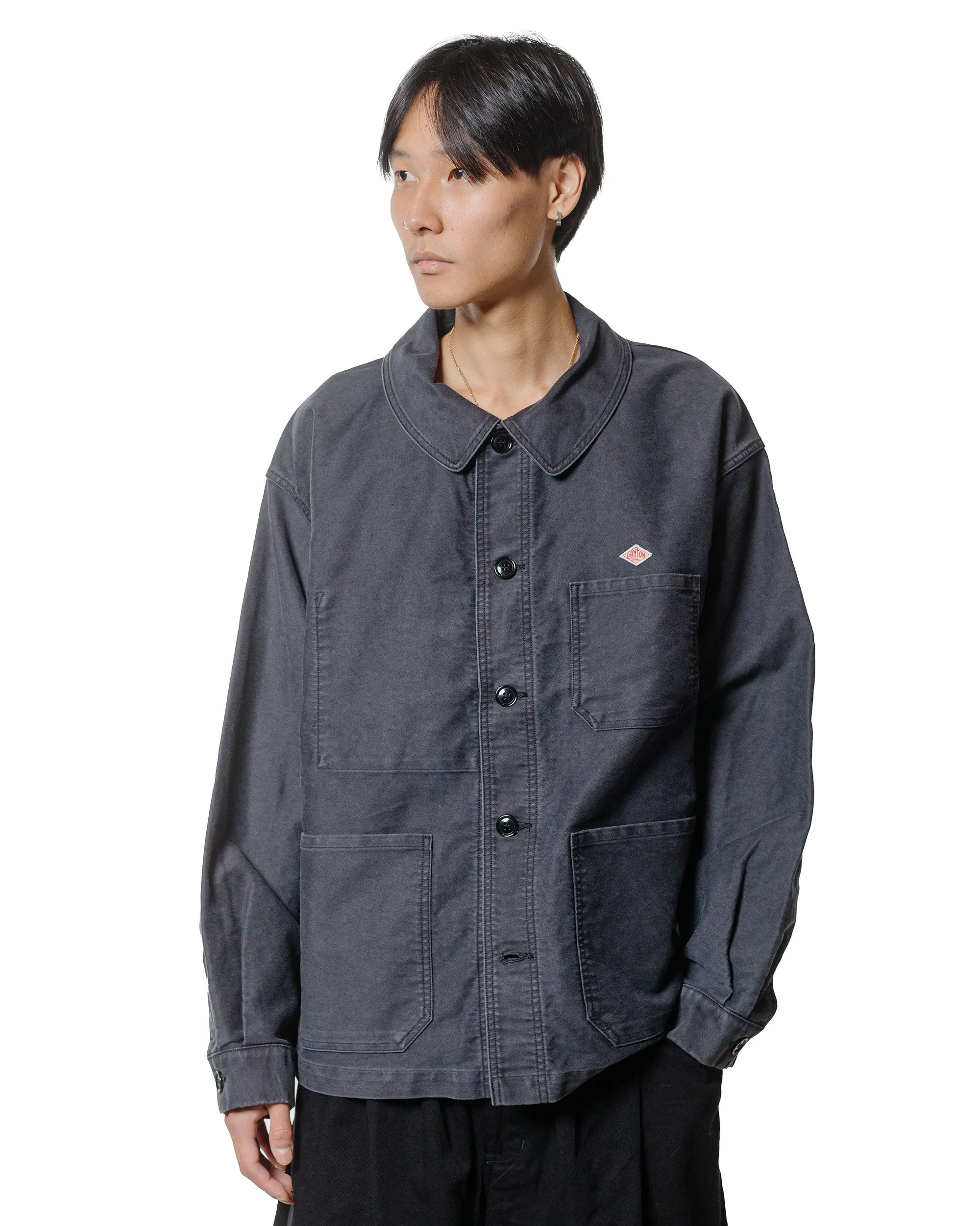 Danton Sulfur Dye Heavy Moleskin Wide Coveralls Black sold by Lost & Found product image thumbnail 2