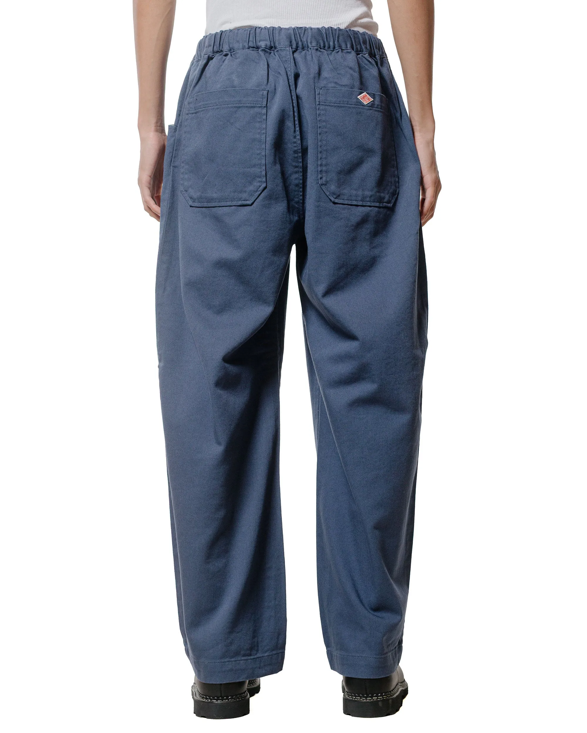 Danton 10/- Loose Chino Tuck Pants Blue sold by Lost & Found product image thumbnail 3