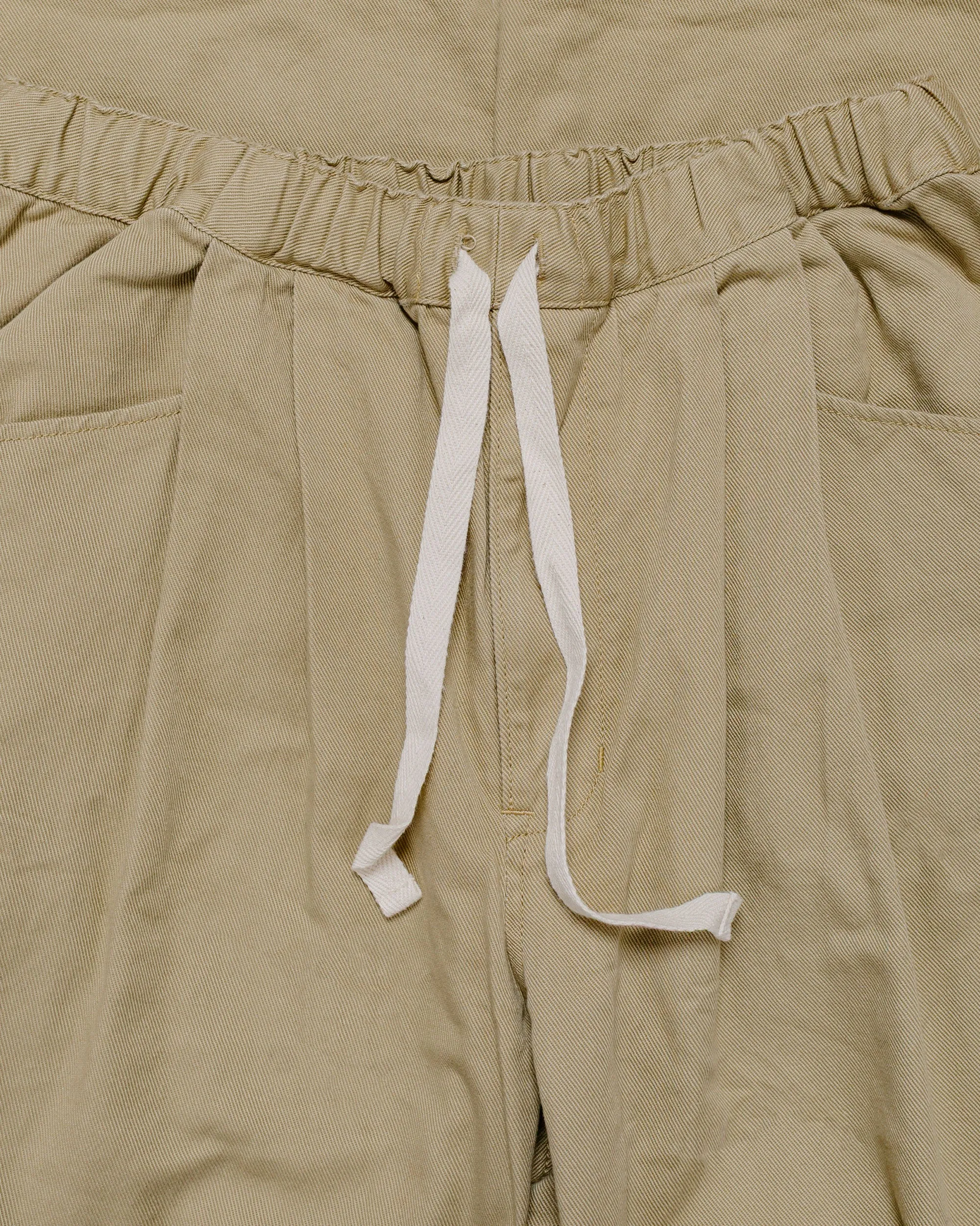 Danton 10/- Loose Chino Tuck Pants Beige sold by Lost & Found product image thumbnail 5