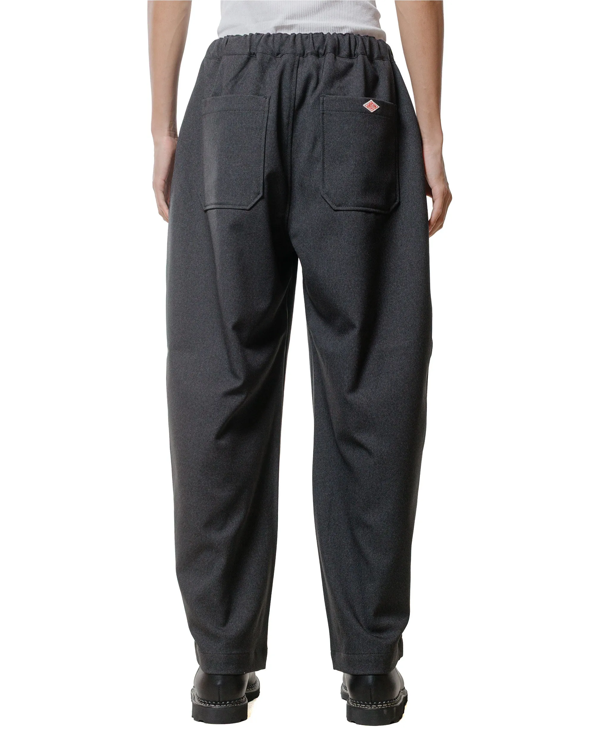 Danton Polyester Flannel Tuck Pants Dark Green/Grey sold by Lost & Found product image thumbnail 3