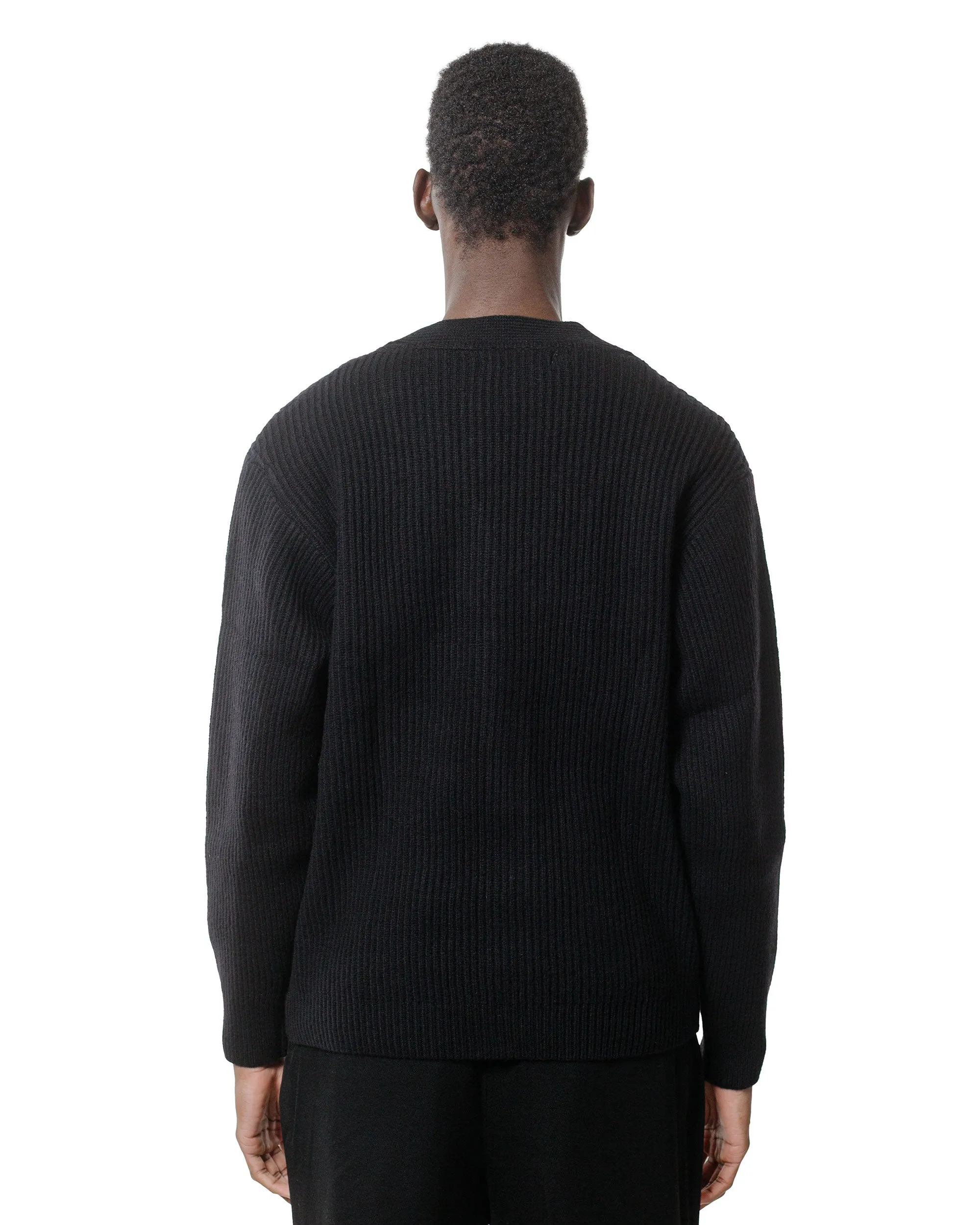 Merz B. Schwanen LOCG02 Cardigan Deep Black sold by Lost & Found product image thumbnail 3