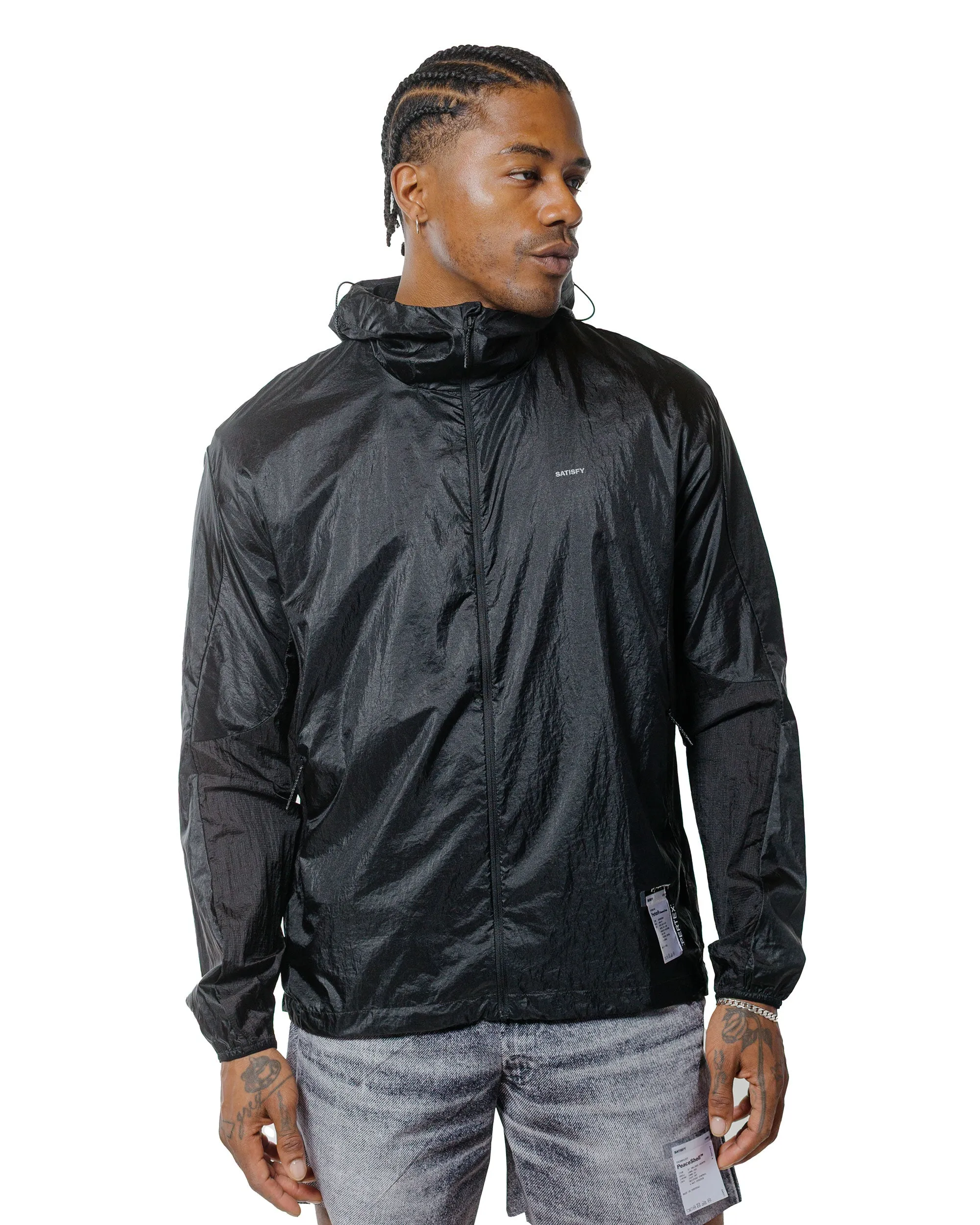 SATISFY Pertex Diamond Fuse Windbreaker Black sold by Lost & Found product image thumbnail 2