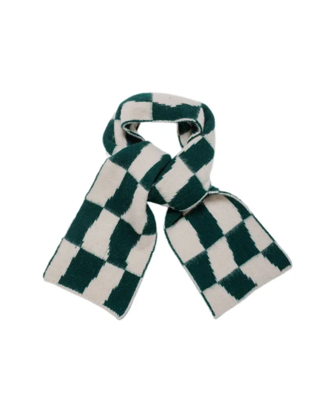 Howlin' Mini Checkerboard Scarf Forest sold by Lost & Found