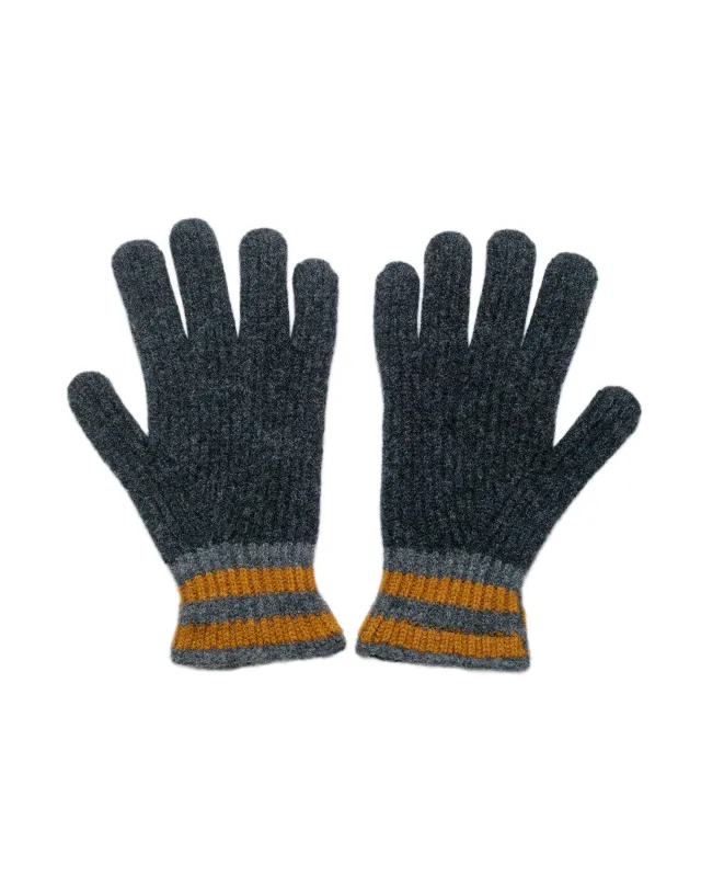 Howlin' Love My Ribbed Gloves Charcoal sold by Lost & Found