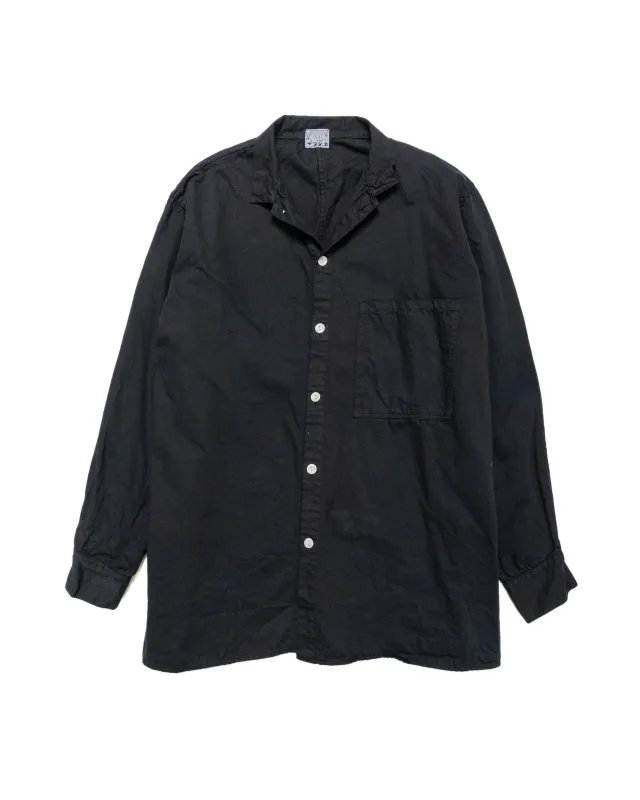 Tender Type 471 Plastron Shirt Clean Cotton Drill Black Hole sold by Lost & Found