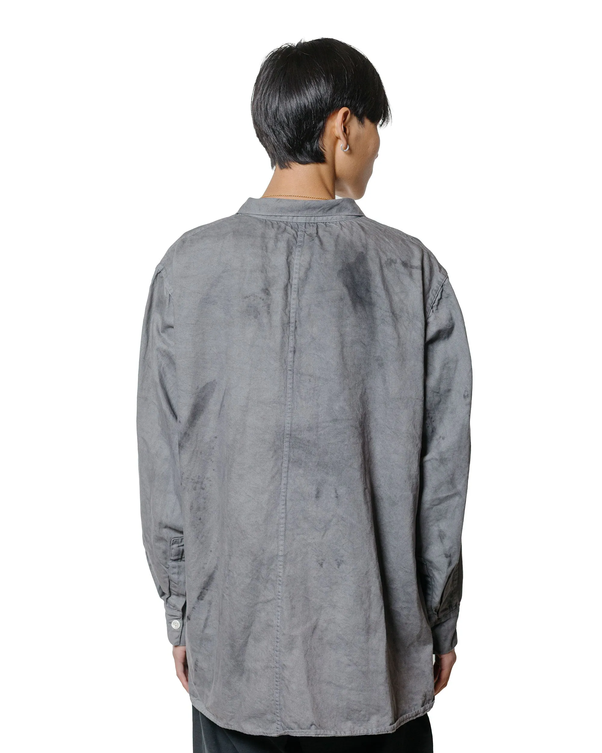 Tender Type 471 Plastron Shirt Clean Cotton Drill Chestnut Dyed sold by Lost & Found product image thumbnail 3