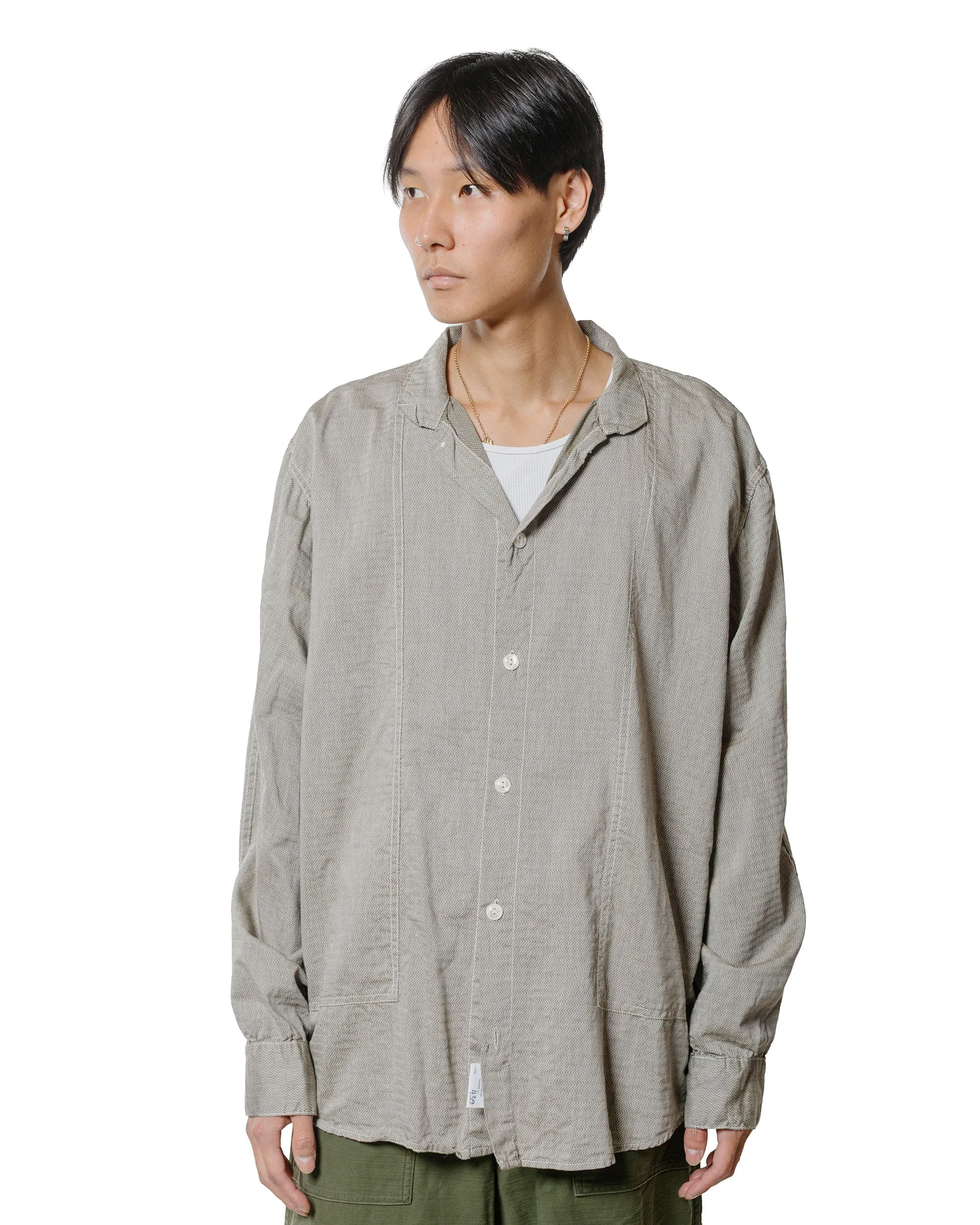 Tender Type 439 Stole Pocket Butterfly Shirt Thunderbolt Cotton Cambric Rinsed sold by Lost & Found product image thumbnail 2