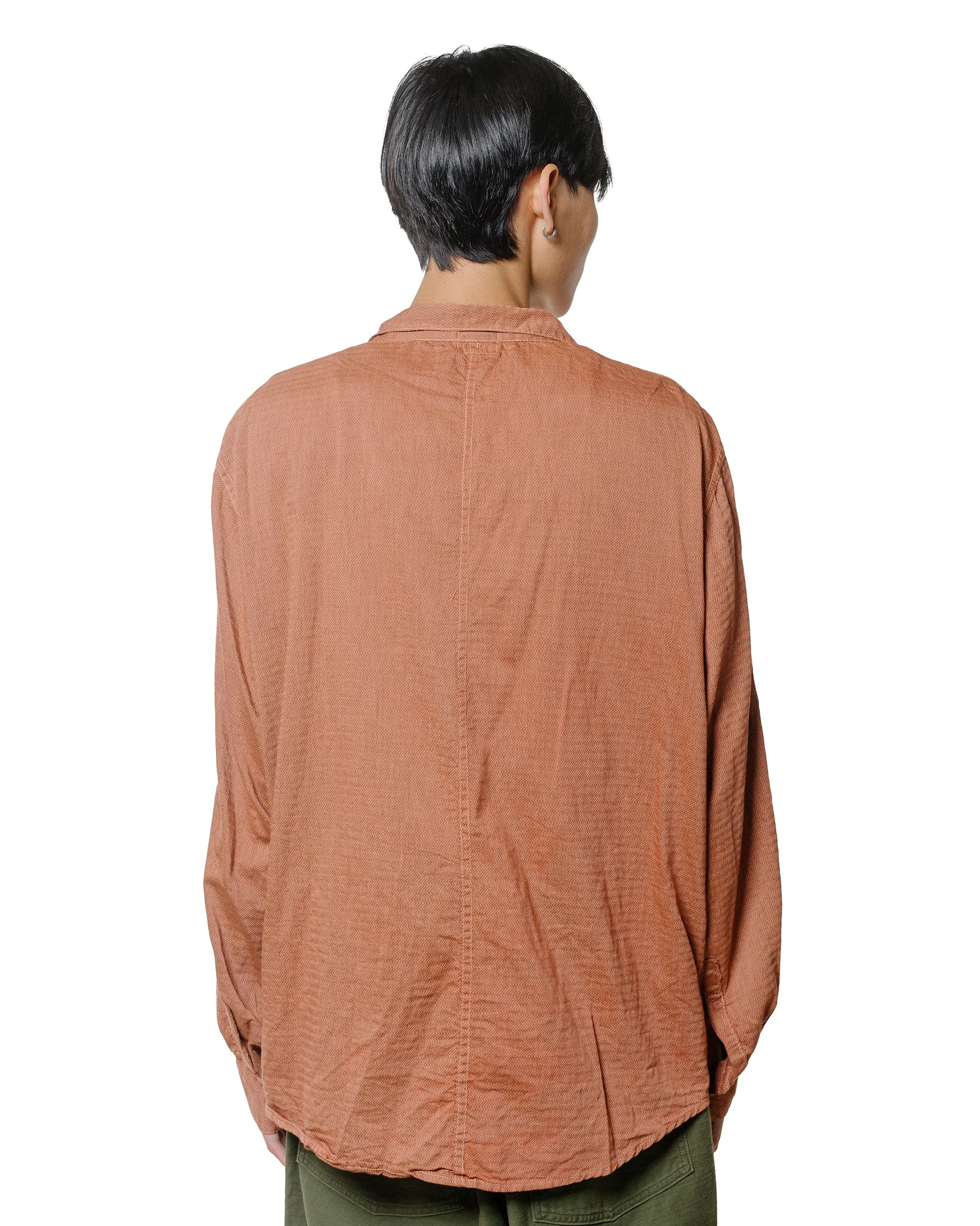 Tender Type 439 Stole Pocket Butterfly Shirt Thunderbolt Cotton Cambric Turkey Red Dyed sold by Lost & Found product image thumbnail 3