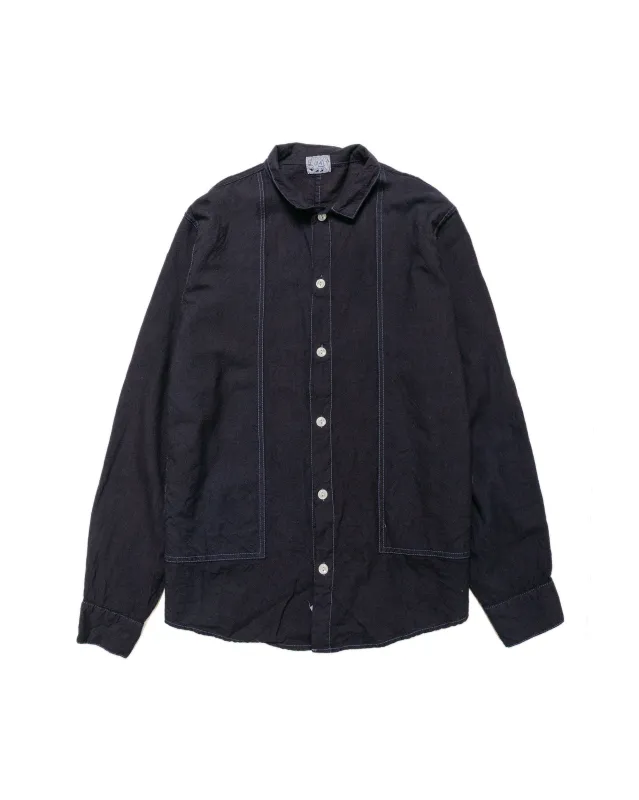 Tender Type 439 Stole Pocket Butterfly Shirt Wool Calico Black Hole sold by Lost & Found
