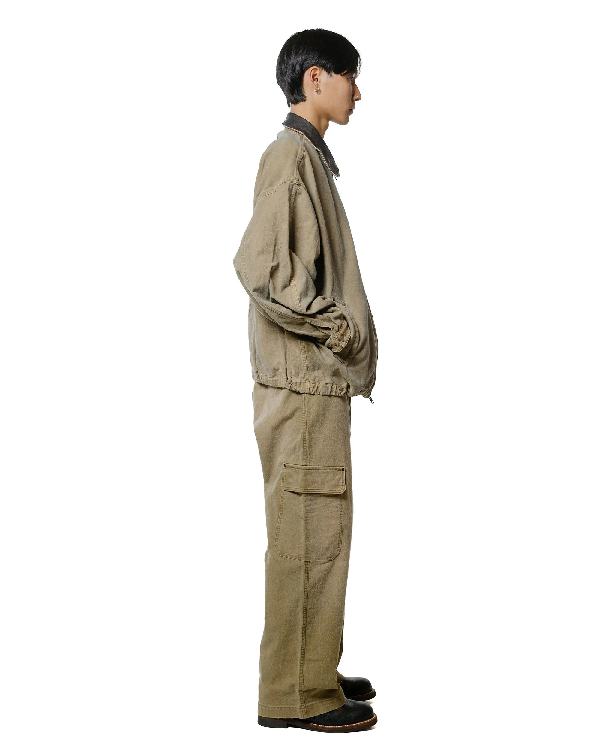 ssstein Sulfur Dyed Whip Cord Vintage Trousers Khaki sold by Lost & Found product image thumbnail 4
