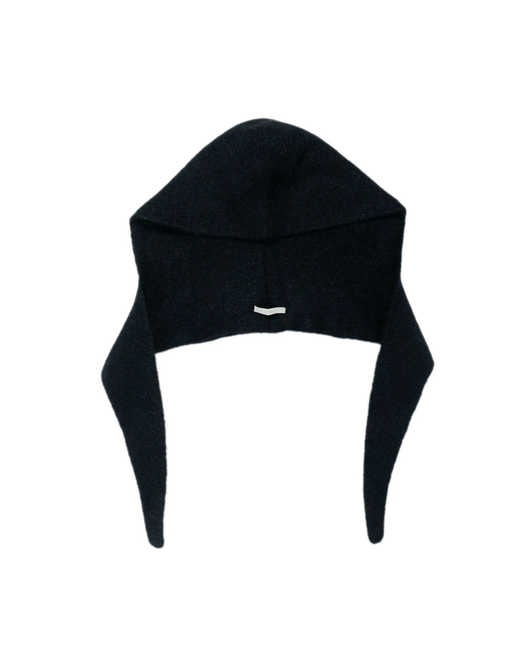 Amomento Hairy Balaclava Scarf Black sold by Lost & Found product image thumbnail 2