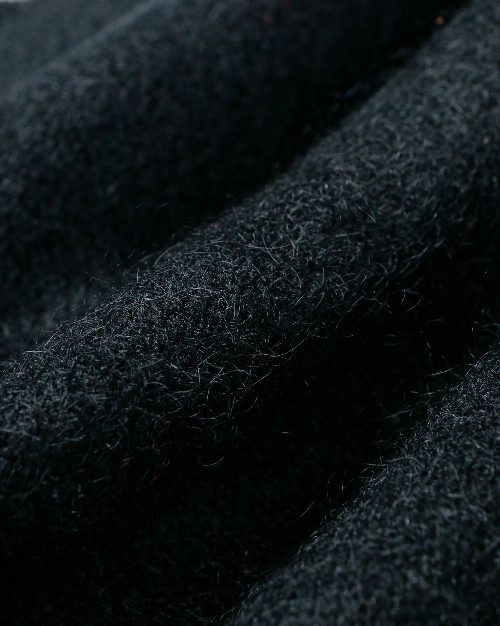Amomento Hairy Balaclava Scarf Black sold by Lost & Found product image thumbnail 3