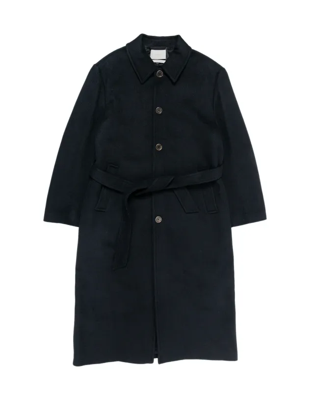 Amomento Single Breasted Long Coat Black sold by Lost & Found